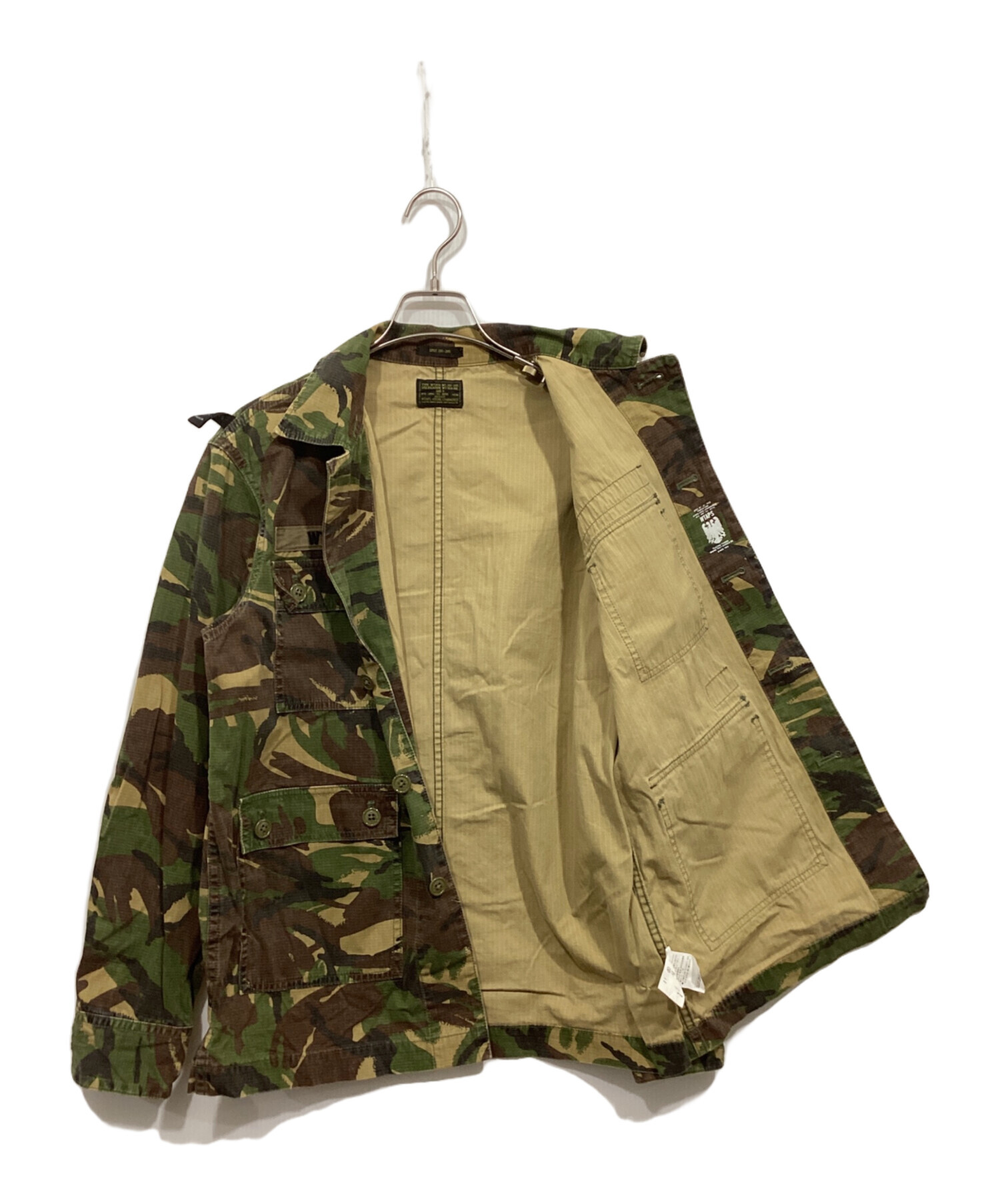 中古・古着通販】WTAPS (ダブルタップス) ミリタリージャケット カーキ