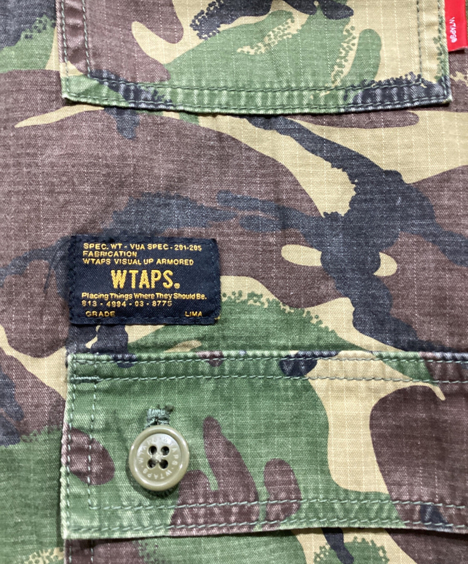 中古・古着通販】WTAPS (ダブルタップス) ミリタリージャケット カーキ