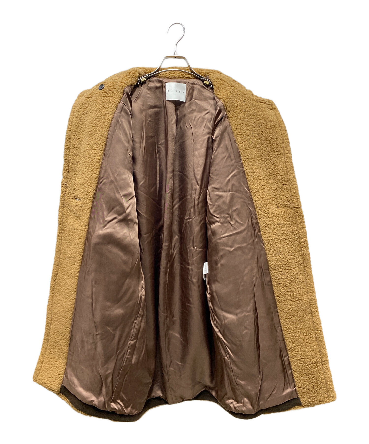 中古・古着通販】CINOH (チノ) BOA COAT ブラウン サイズ:SIZE38