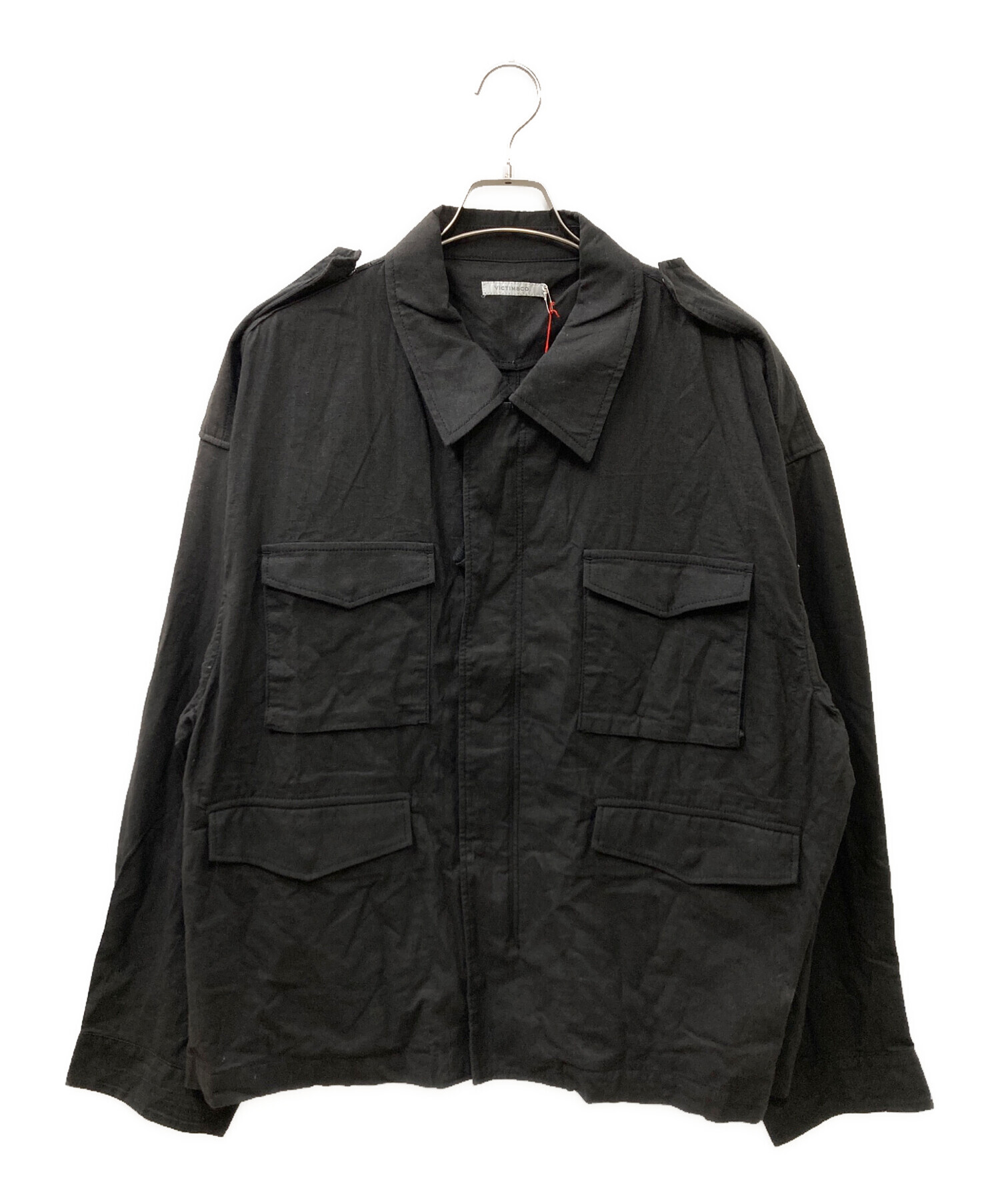 中古・古着通販】VICTIM (ヴィクティム) BIG M-65 JACKET ブラック 