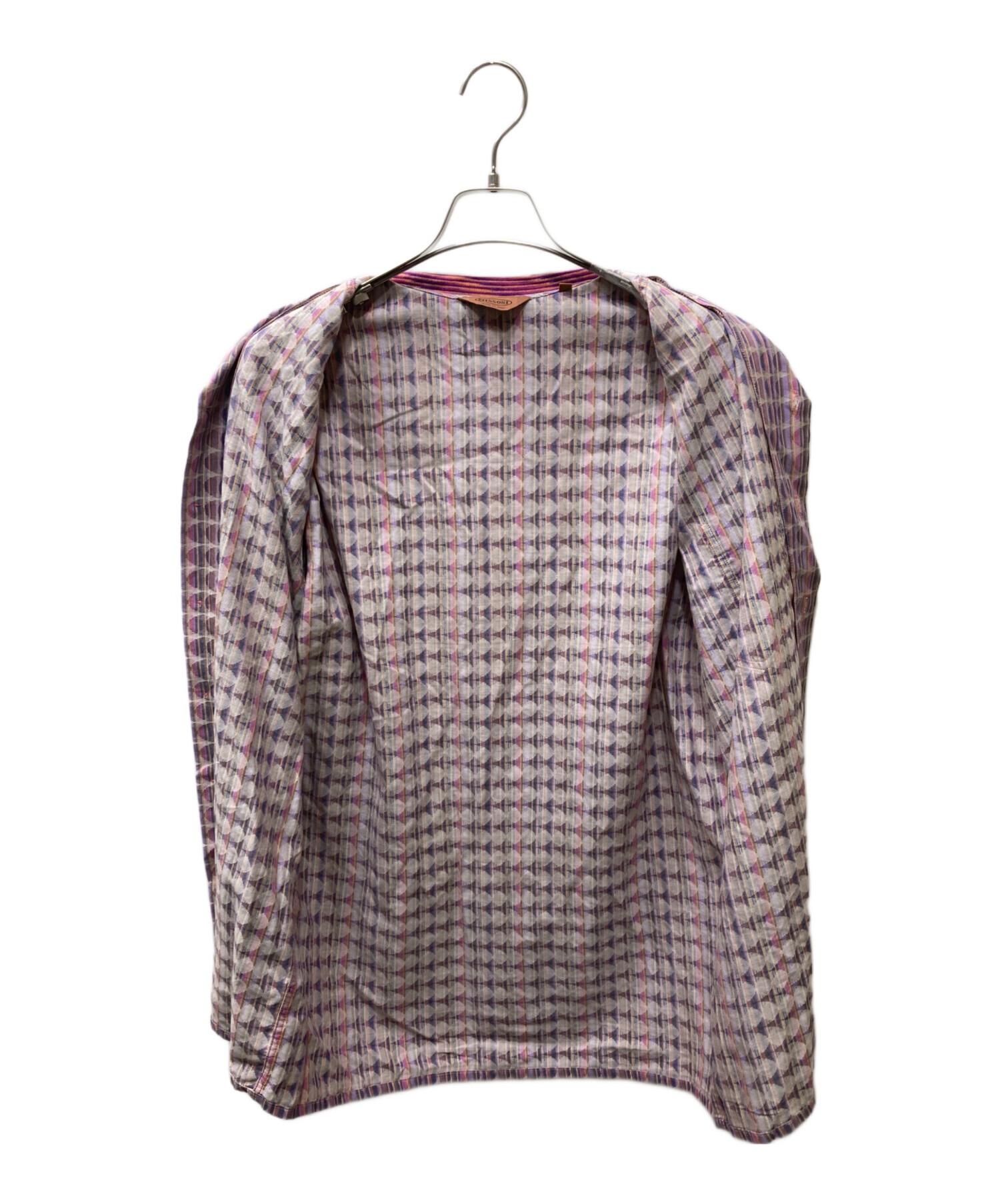 中古・古着通販】MISSONI (ミッソーニ) 半袖シャツ ピンク サイズ:50 
