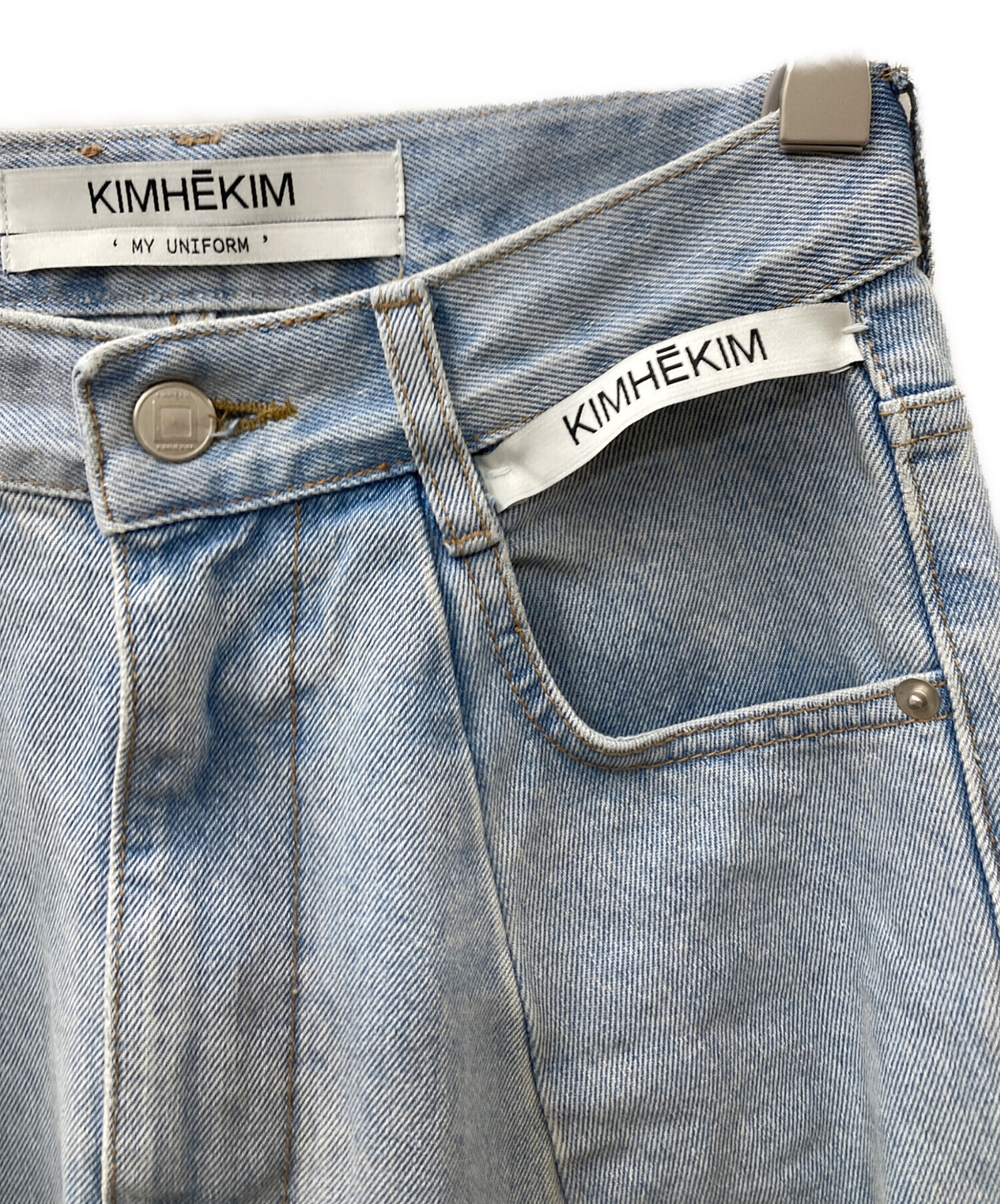 中古・古着通販】KIMHEKIM (キムヘキム) デニムパンツ インディゴ