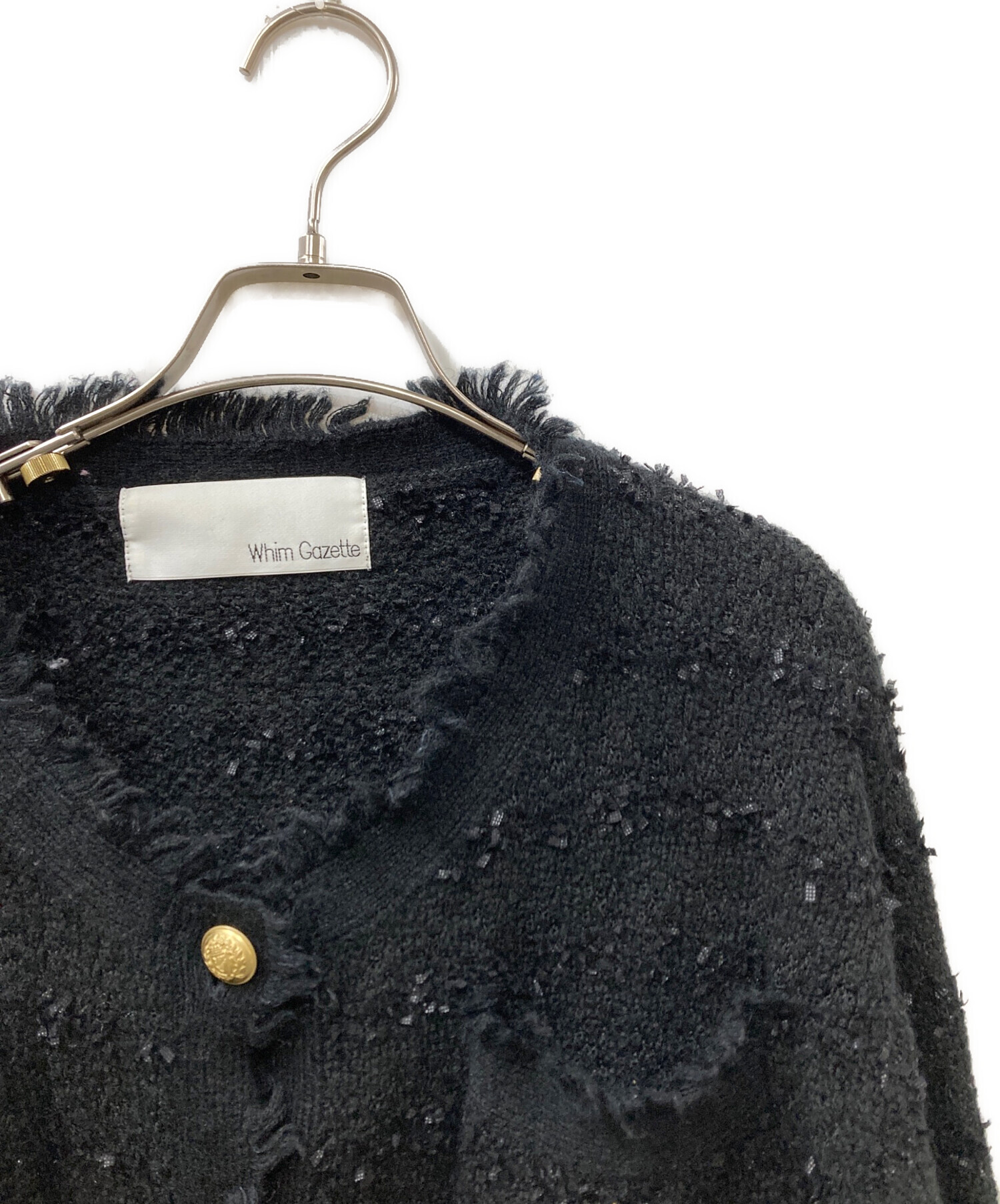 中古・古着通販】Whim Gazette (ウィムガゼット) ツイードニット