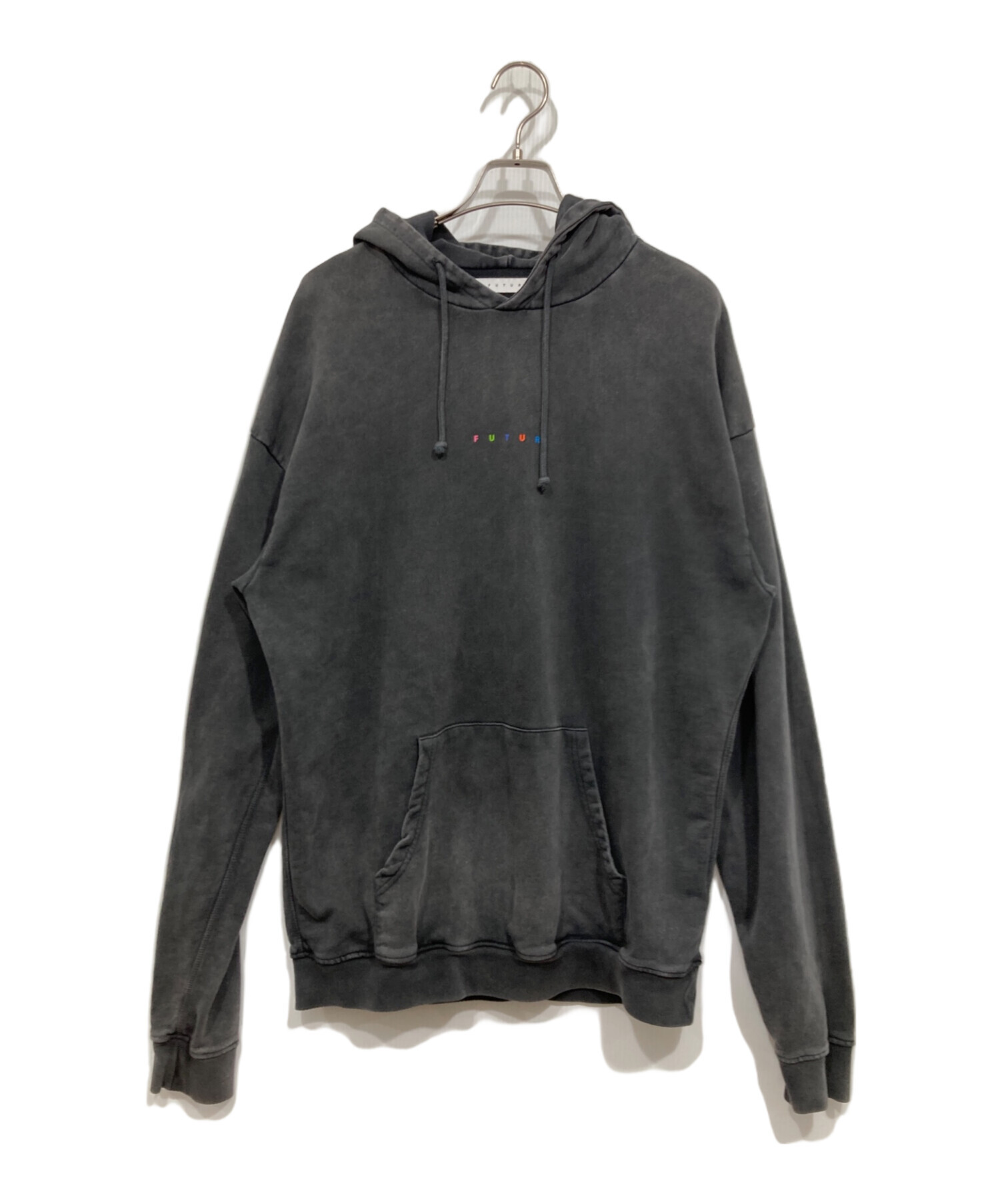 FUTUR フューチャー パーカー L 黒 UNISEX(BACK TO THE FUTURE 