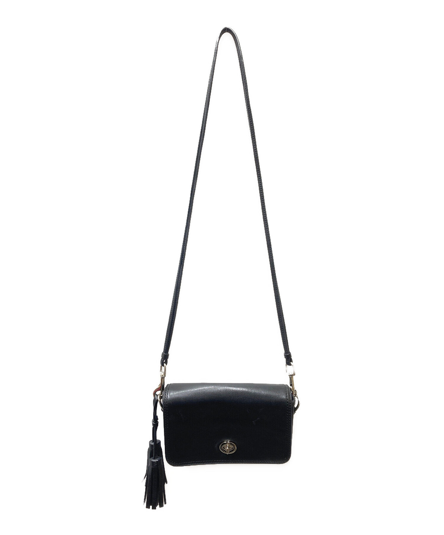 中古・古着通販】COACH (コーチ) タッセル付き レザーターンロック 