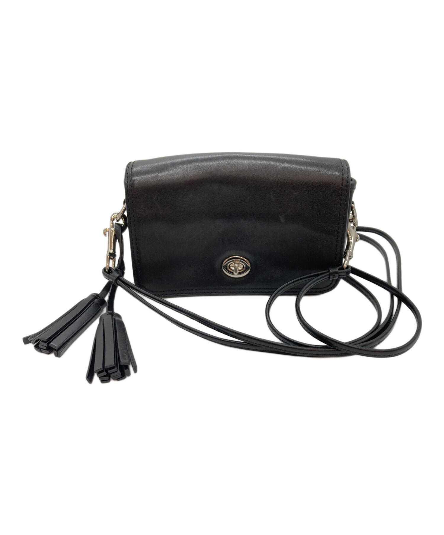 COACH コーチ レガシー シグネチャー2WAY ワンショルダー タッセル付き 