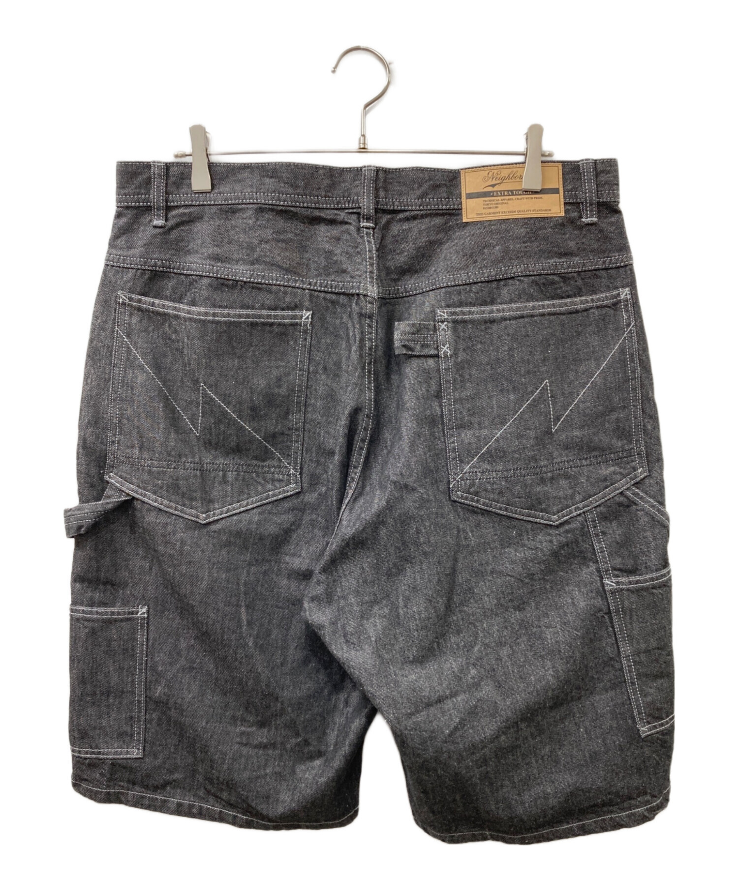 ネイバーフッド　DENIM PAINTER SHORT PANTS Mサイズ 中古・古着通販】NEIGHBORHOOD (ネイバーフッド) DENIM PAINTER