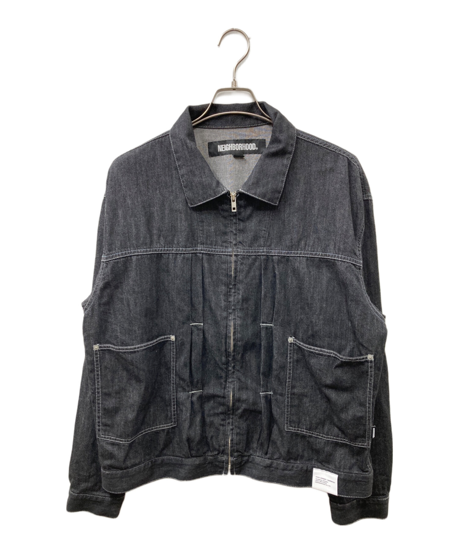 中古・古着通販】NEIGHBORHOOD (ネイバーフッド) WASHED LW DENIM ZIP