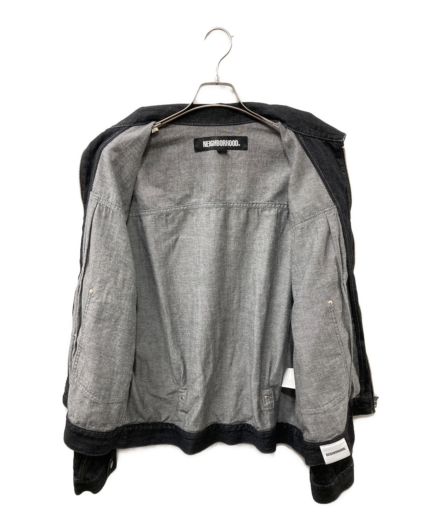 中古・古着通販】NEIGHBORHOOD (ネイバーフッド) WASHED LW DENIM ZIP