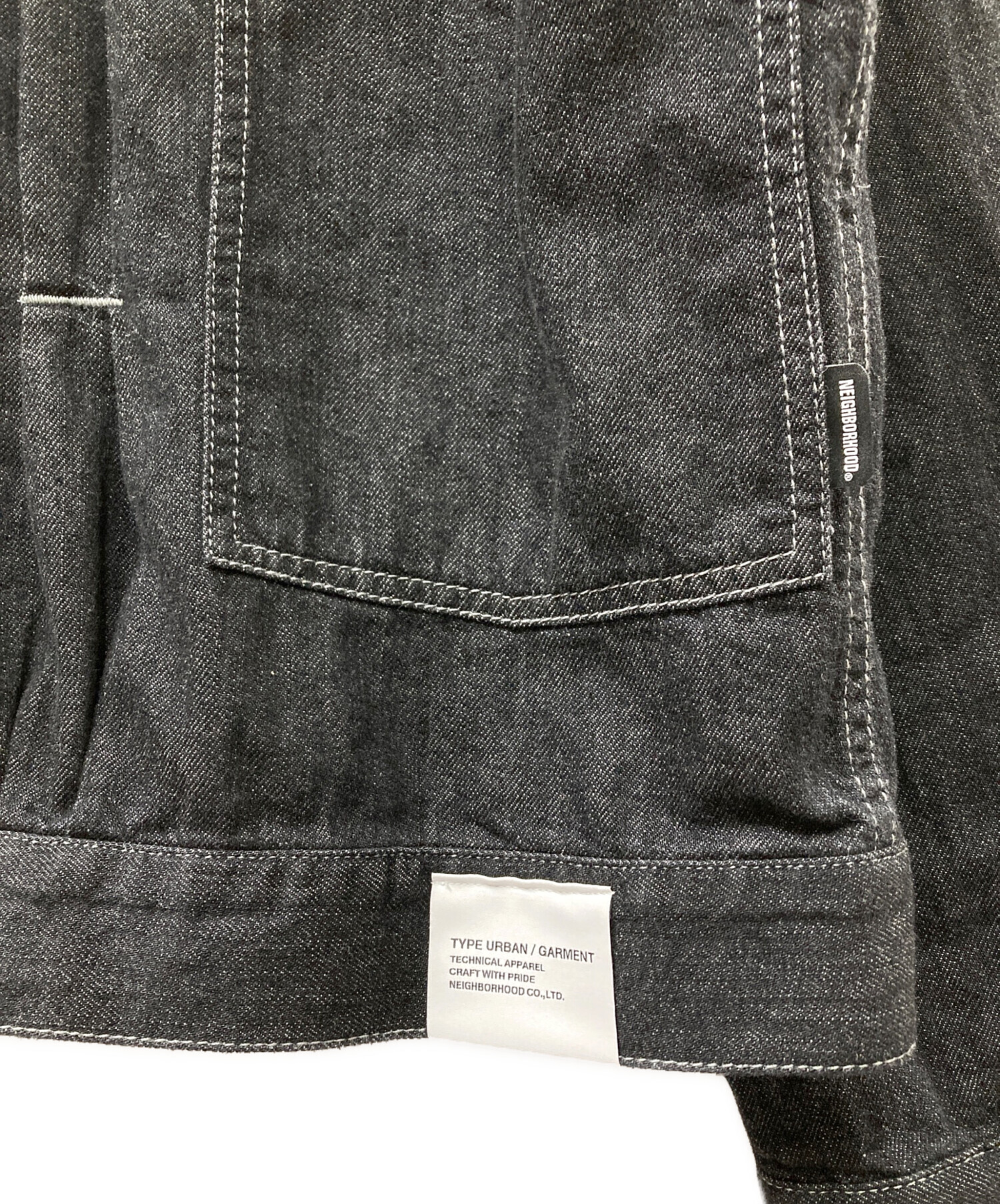中古・古着通販】NEIGHBORHOOD (ネイバーフッド) WASHED LW DENIM ZIP
