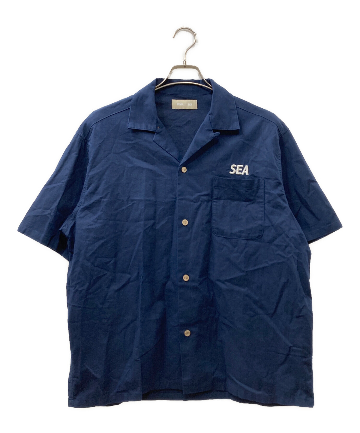中古・古着通販】WIND AND SEA (ウィンダンシー) リネンオープンカラー