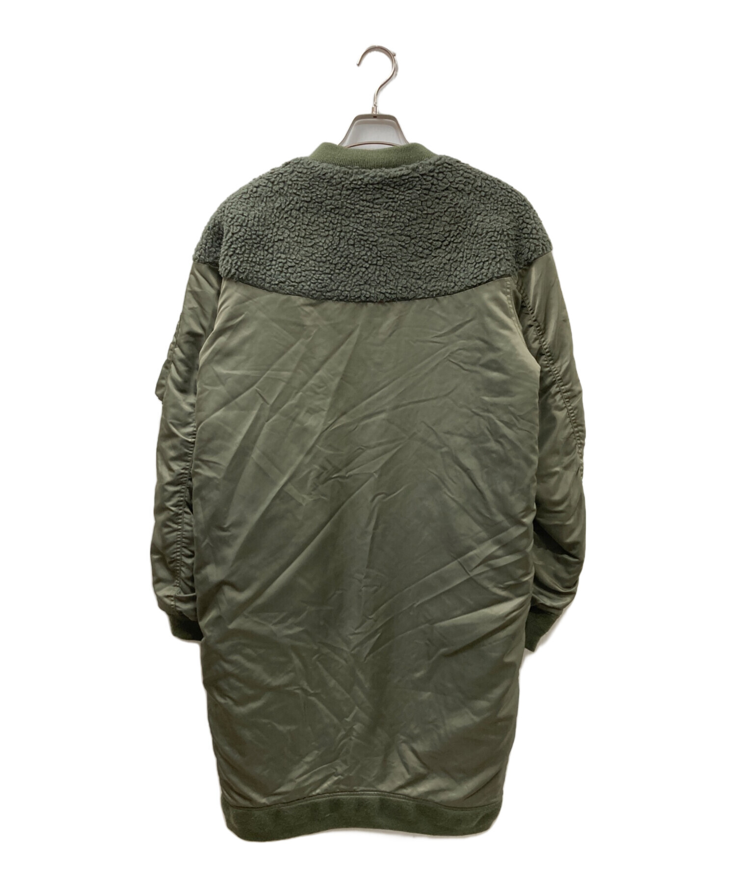 中古・古着通販】stussy (ステューシー) ボア付き MA-1 ロング 