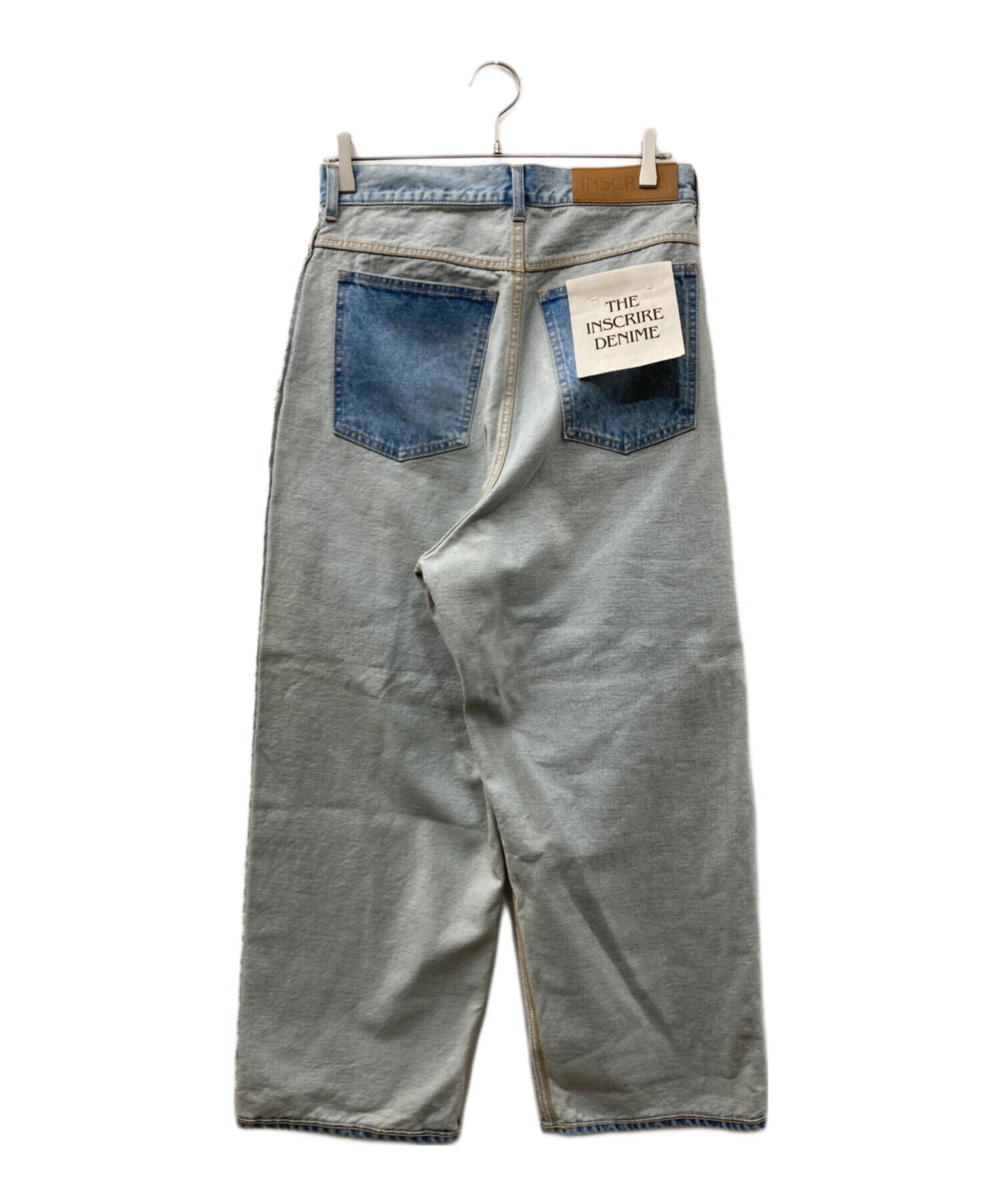 中古・古着通販】INSCRIRE (アンスクリア) Loose Fit Inside Out Denim