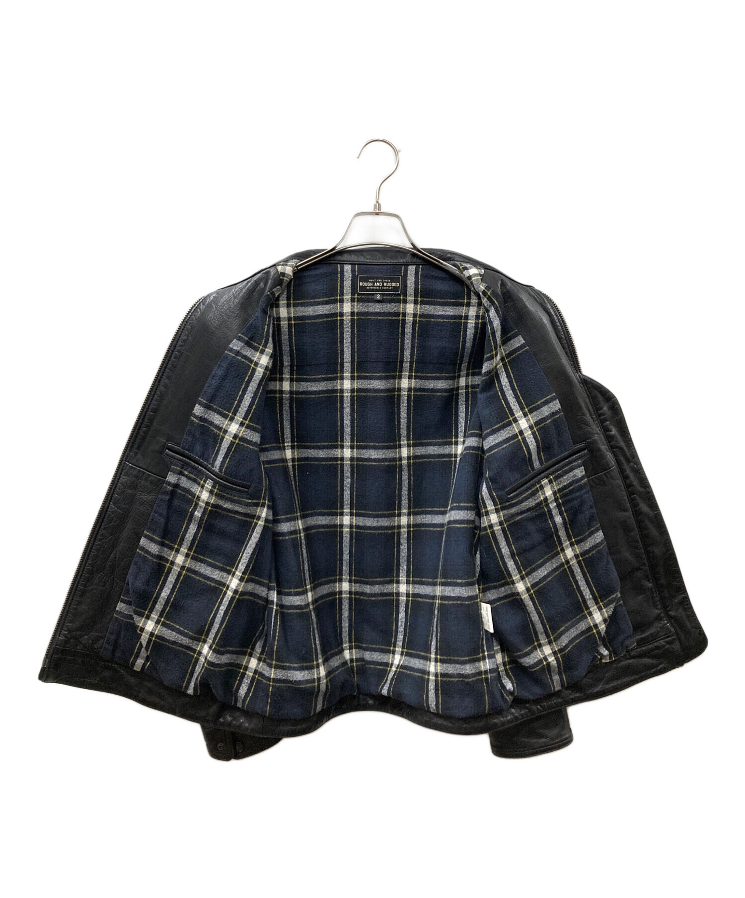 ROUGH AND RUGGED ポリスマンジャケット Lサイズ　タイムセール 中古・古着通販】ROUGH AND RUGGED (ラフアンドラゲッド) ポリスマン