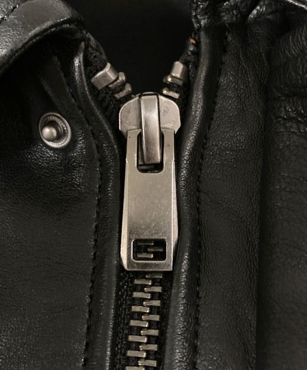 中古・古着通販】ZARA (ザラ) A-2 レザージャケット ブラック サイズ