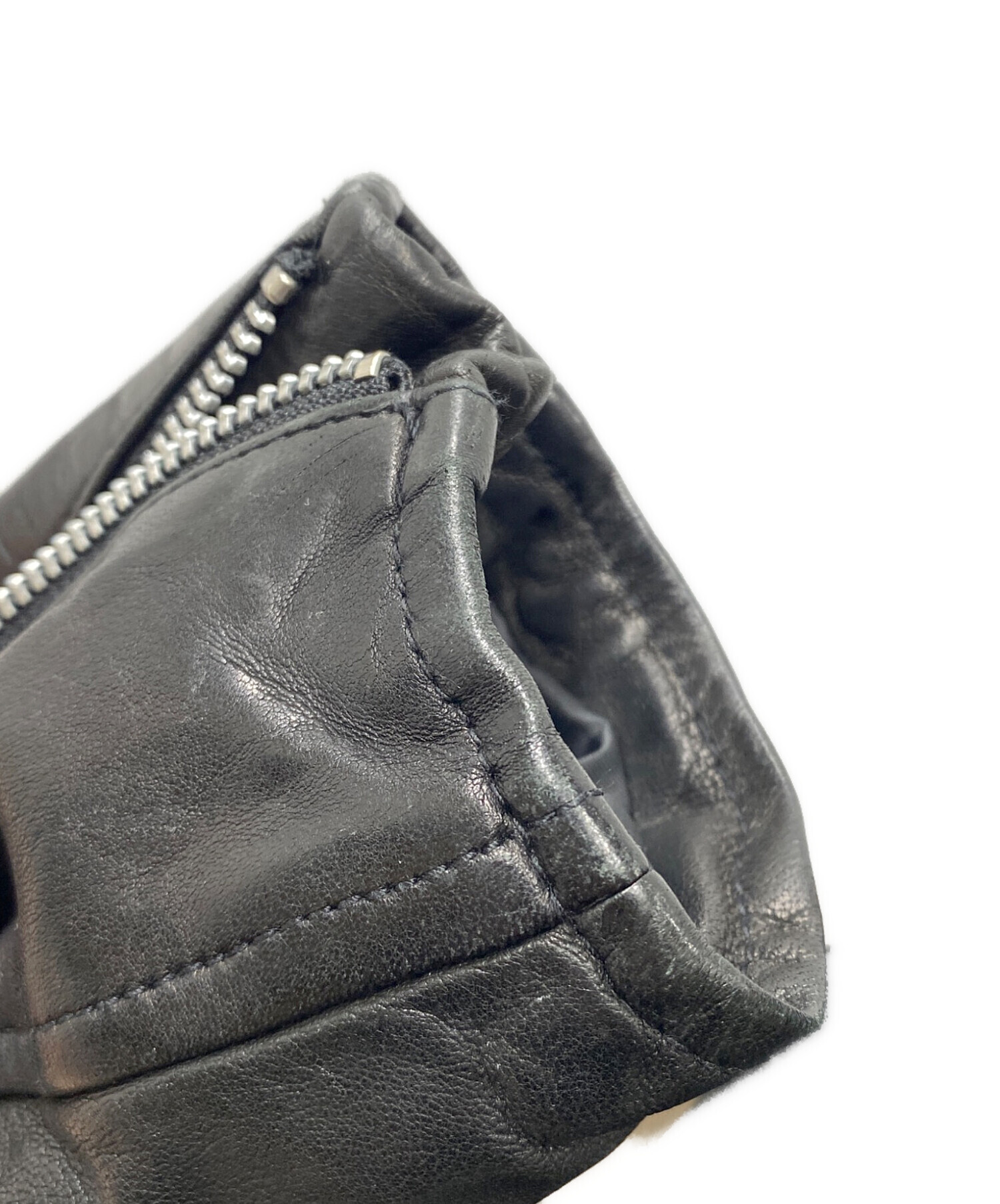 中古・古着通販】s'yte (サイト) ダブルレザージャケット