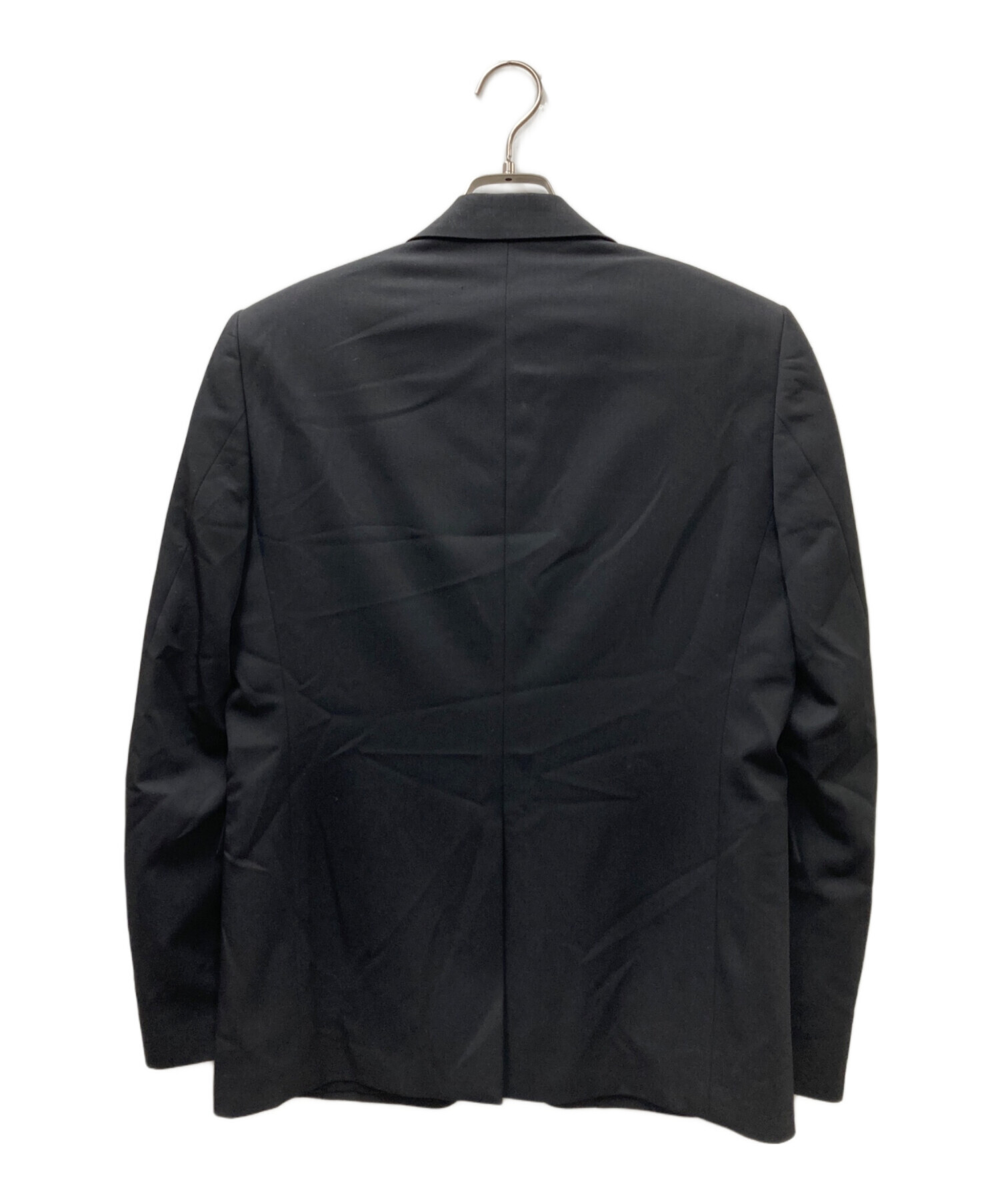 <美品>LARDINI ブラック ウール ジャケット サイズ46 中古・古着通販】LARDINI (ラルディーニ) 金釦ウールテーラード