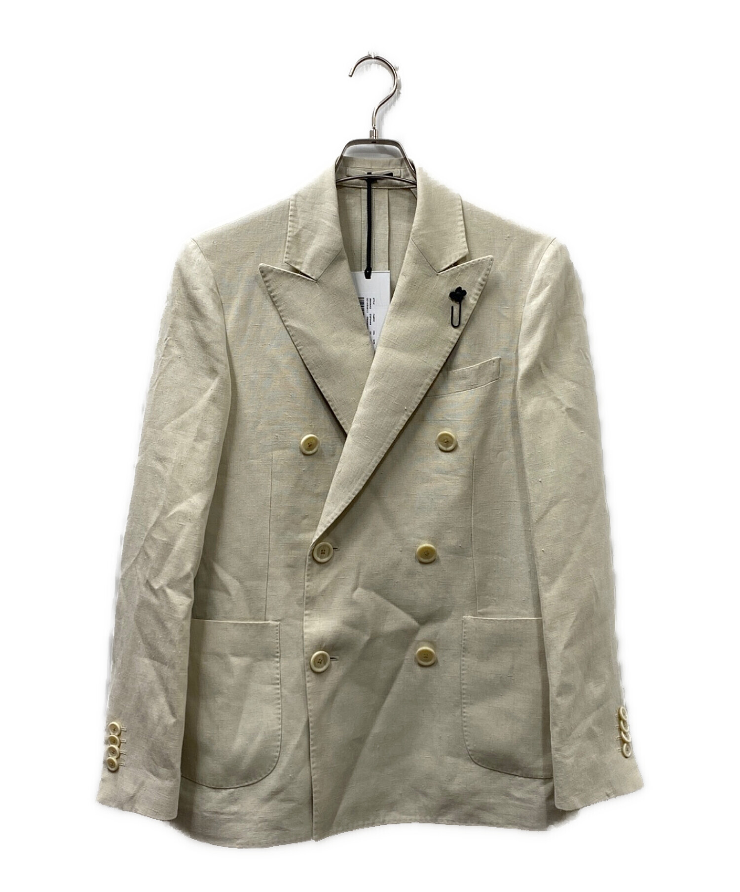 中古・古着通販】LARDINI (ラルディーニ) リネンダブルテーラード