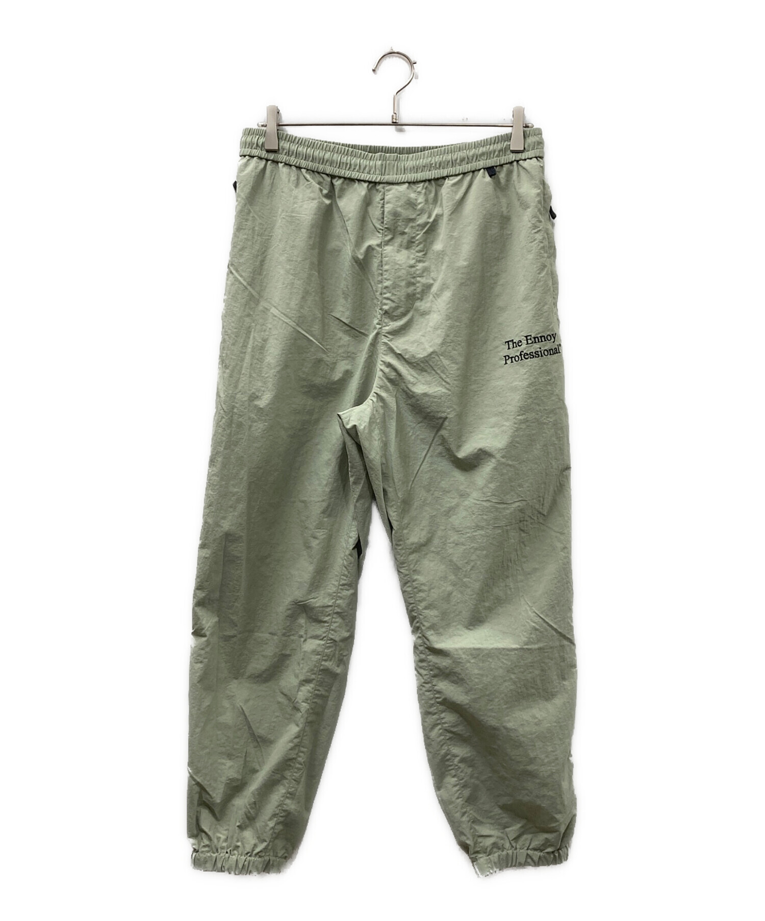 ennoy シャカシャカ　グリーン　ナイロンパンツ　エンノイ ennoy エンノイ スタイリスト私物 シャカシャカ ナイロンパンツ セージ L
