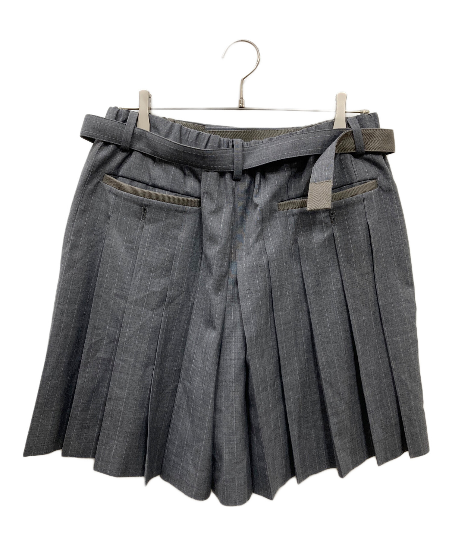 中古・古着通販】sacai (サカイ) Chalk Stripe Shorts ハーフパンツ 