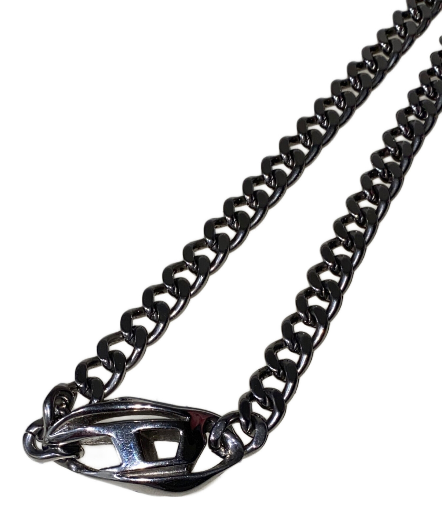 中古・古着通販】DIESEL (ディーゼル) Dロゴチェーン ネックレス