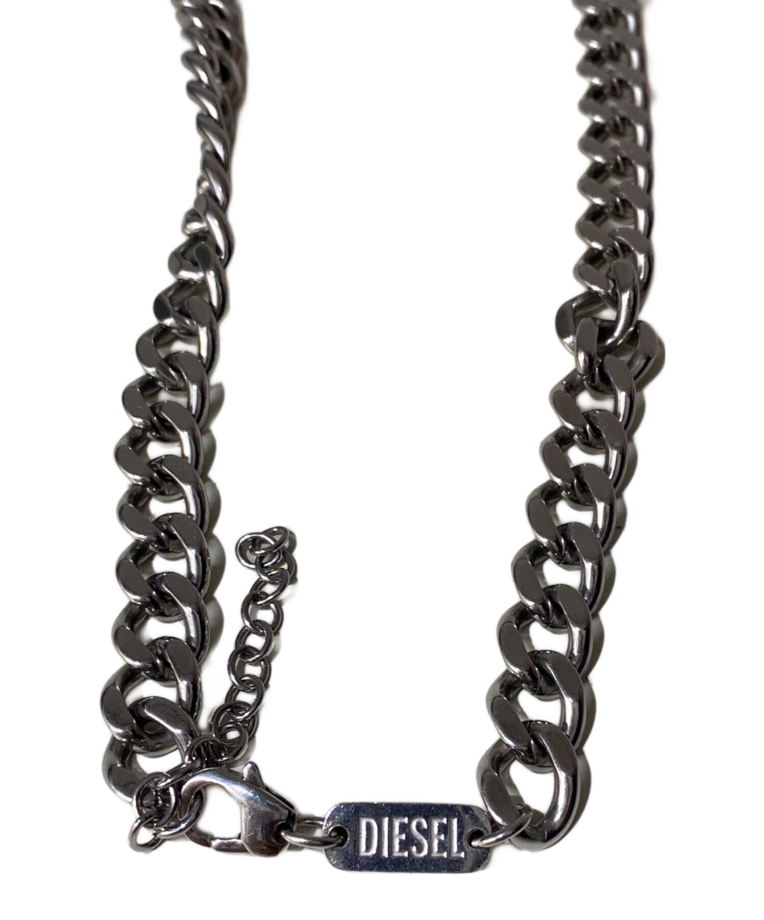 中古・古着通販】DIESEL (ディーゼル) Dロゴチェーン ネックレス