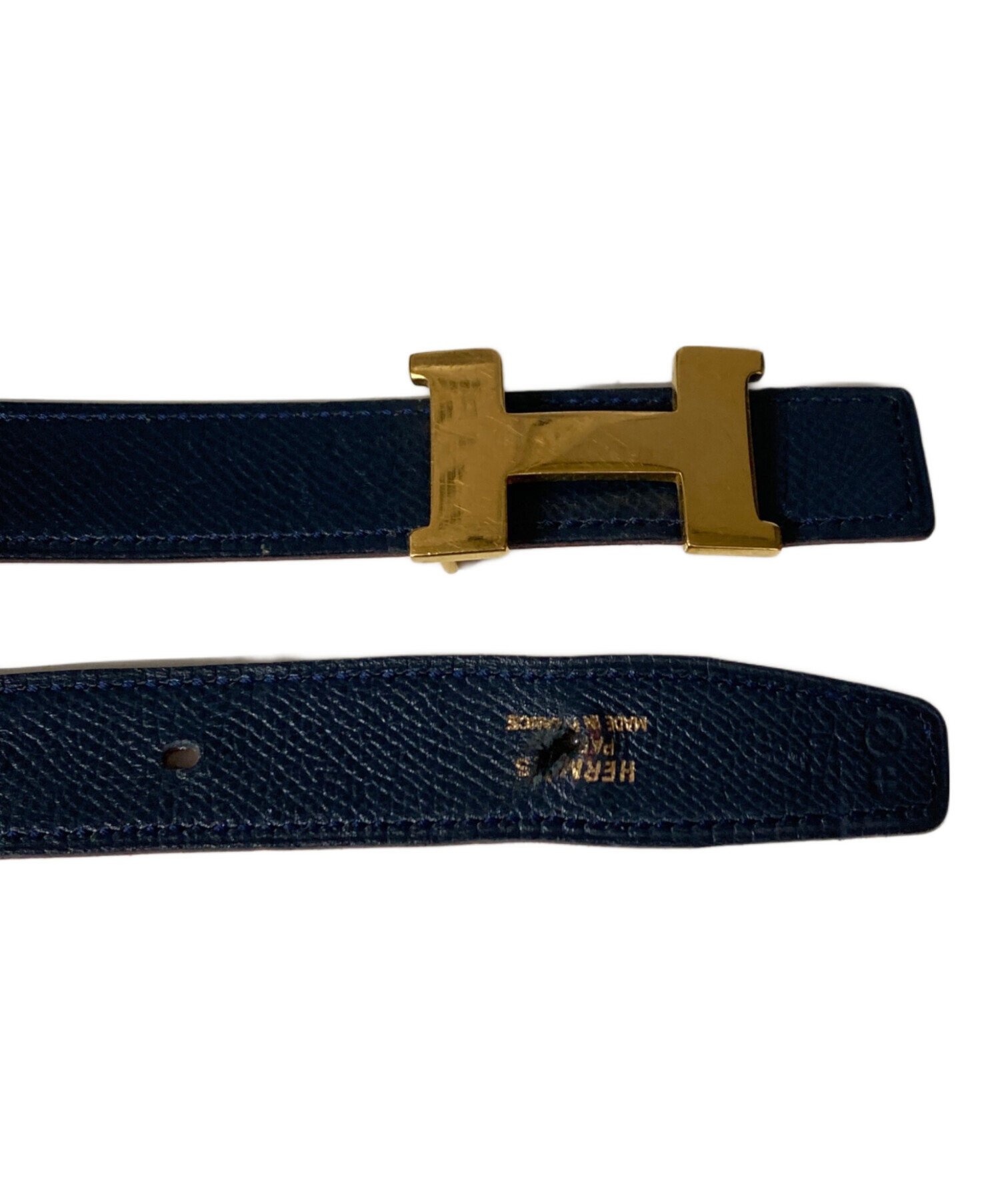 中古・古着通販】HERMES (エルメス) 65サイズ ミニコンスタンス レザー