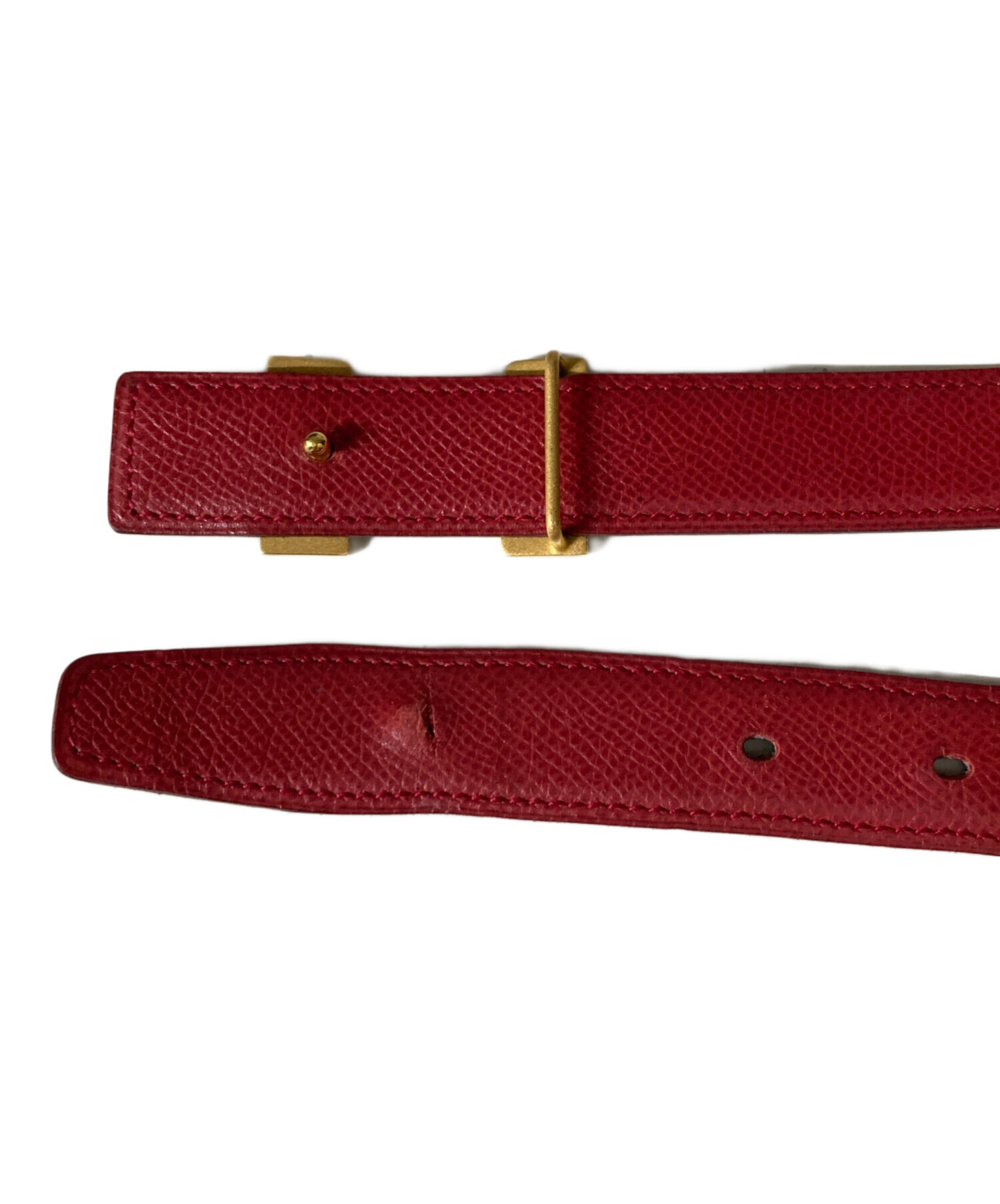 中古・古着通販】HERMES (エルメス) 65サイズ ミニコンスタンス レザー