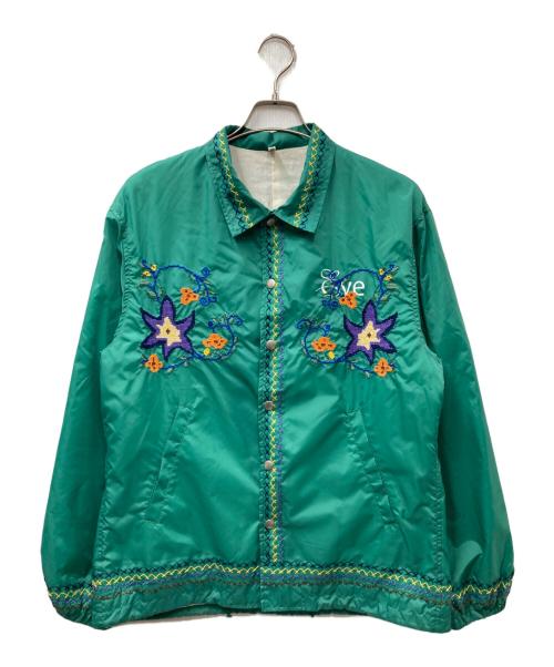 お*む様 khoki Cross-stitch Coach Jacket siz KHOKI 