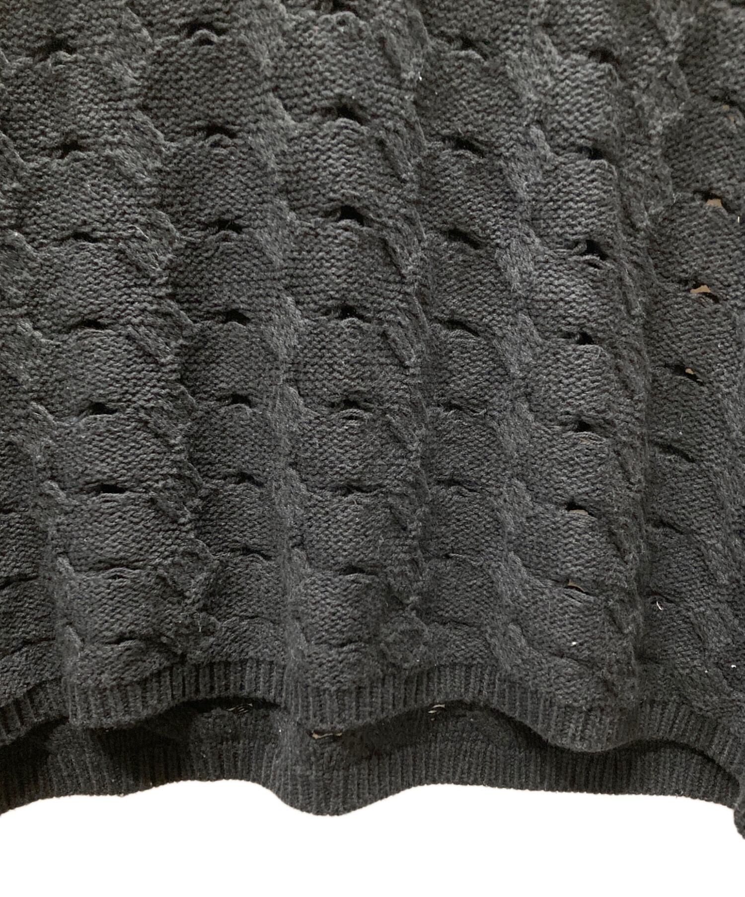 中古・古着通販】stussy (ステューシー) OPEN KNIT COLLARED SWEATER