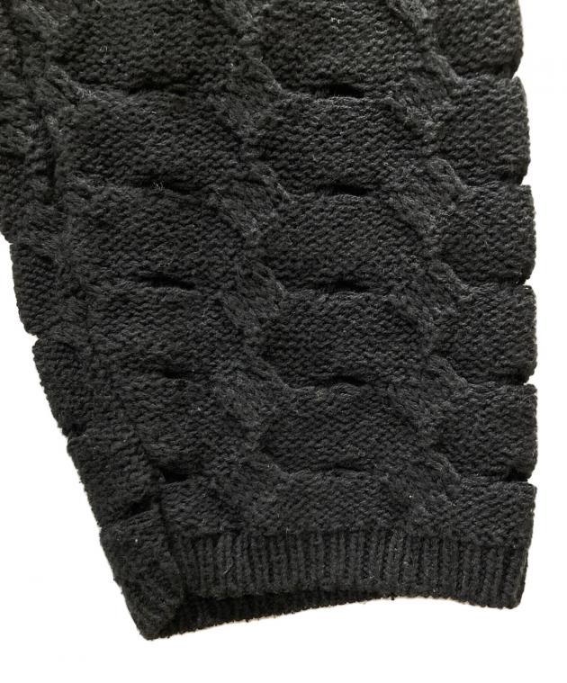 中古・古着通販】stussy (ステューシー) OPEN KNIT COLLARED SWEATER