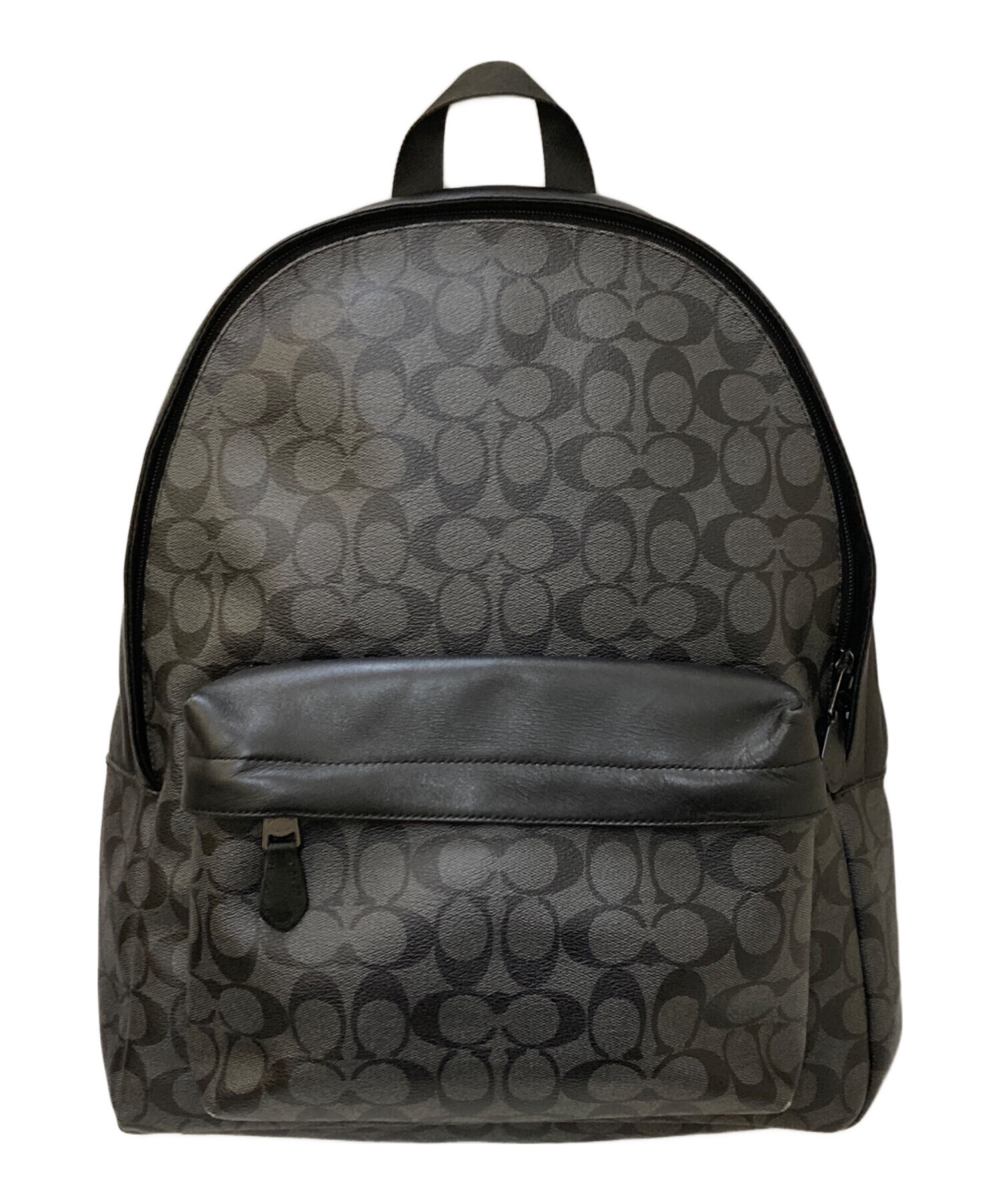 中古・古着通販】COACH (コーチ) シグネチャー レザーデイパック 