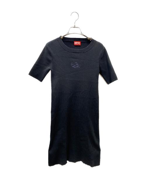 中古・古着通販】DIESEL (ディーゼル) KYAXG 半袖リブニットワンピース