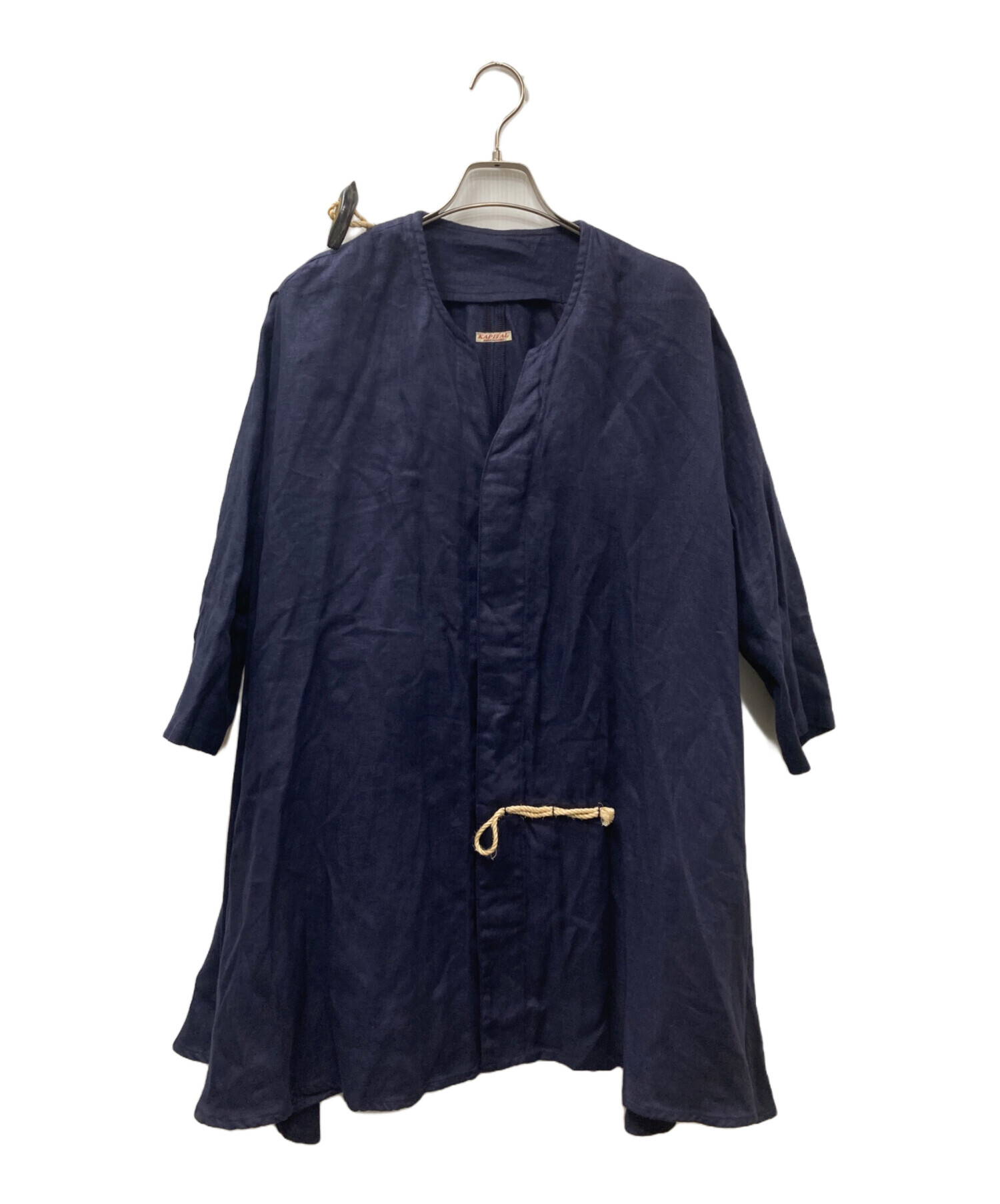 中古・古着通販】KAPITAL (キャピタル) 変形コート ネイビー サイズ:S 