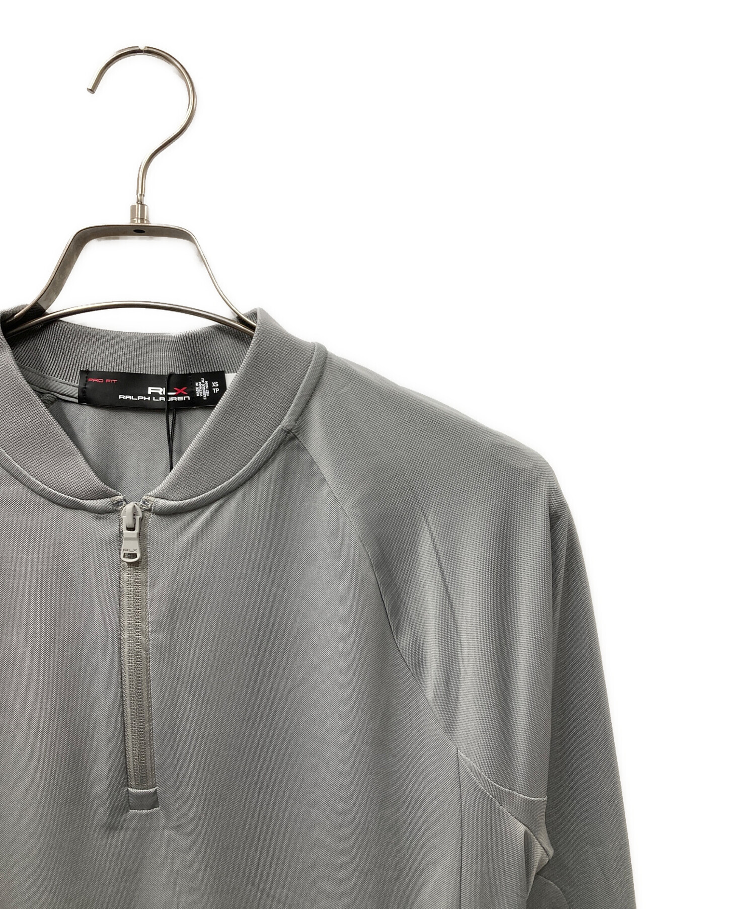 美品】ラルフローレン ブルゾン グレーサックス L(日本サイズL～XL