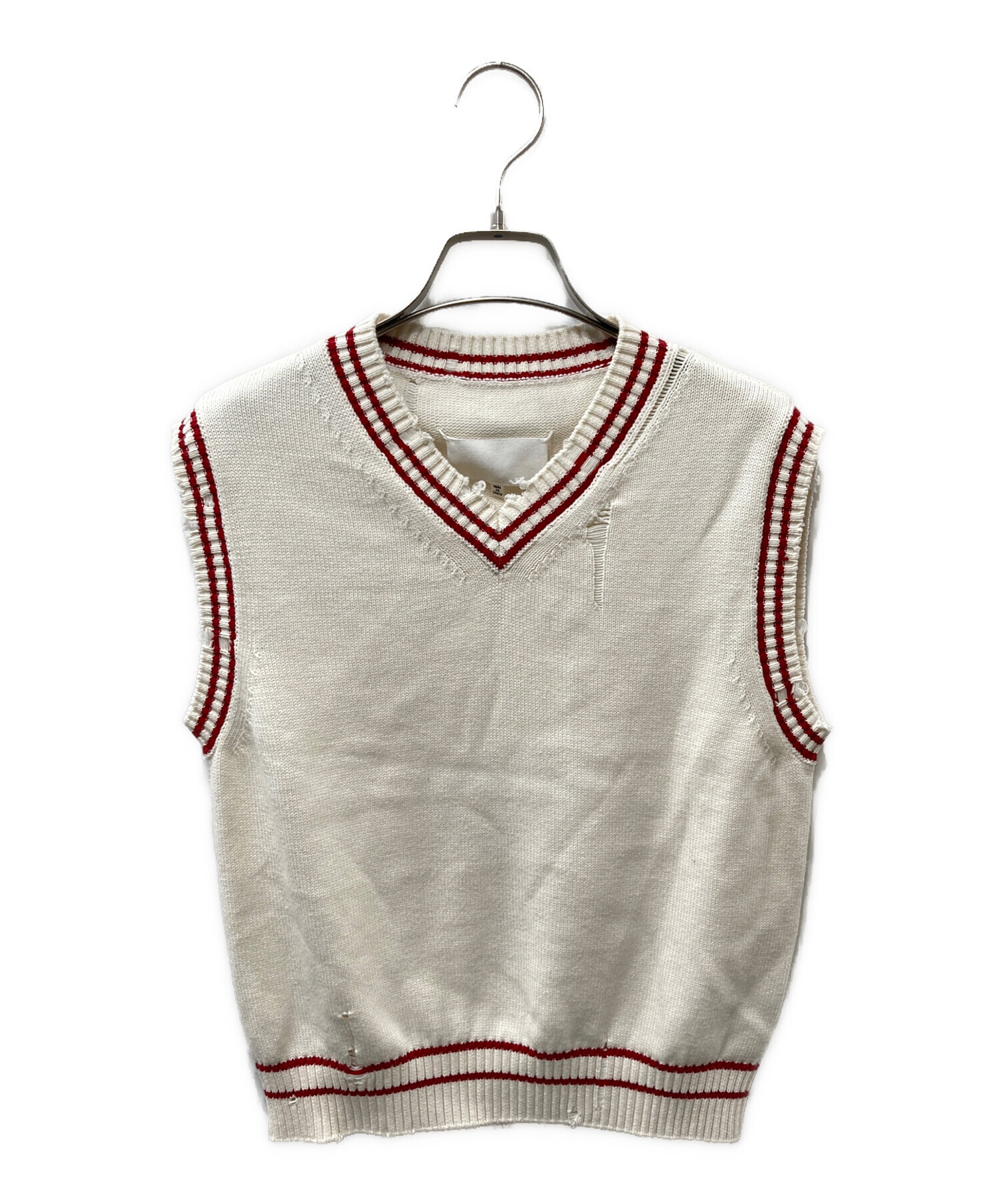S*E様 未使用　MAISON MARGIELA リブニット ベスト 中古・古着通販】Maison Margiela (メゾンマルジェラ) Replica