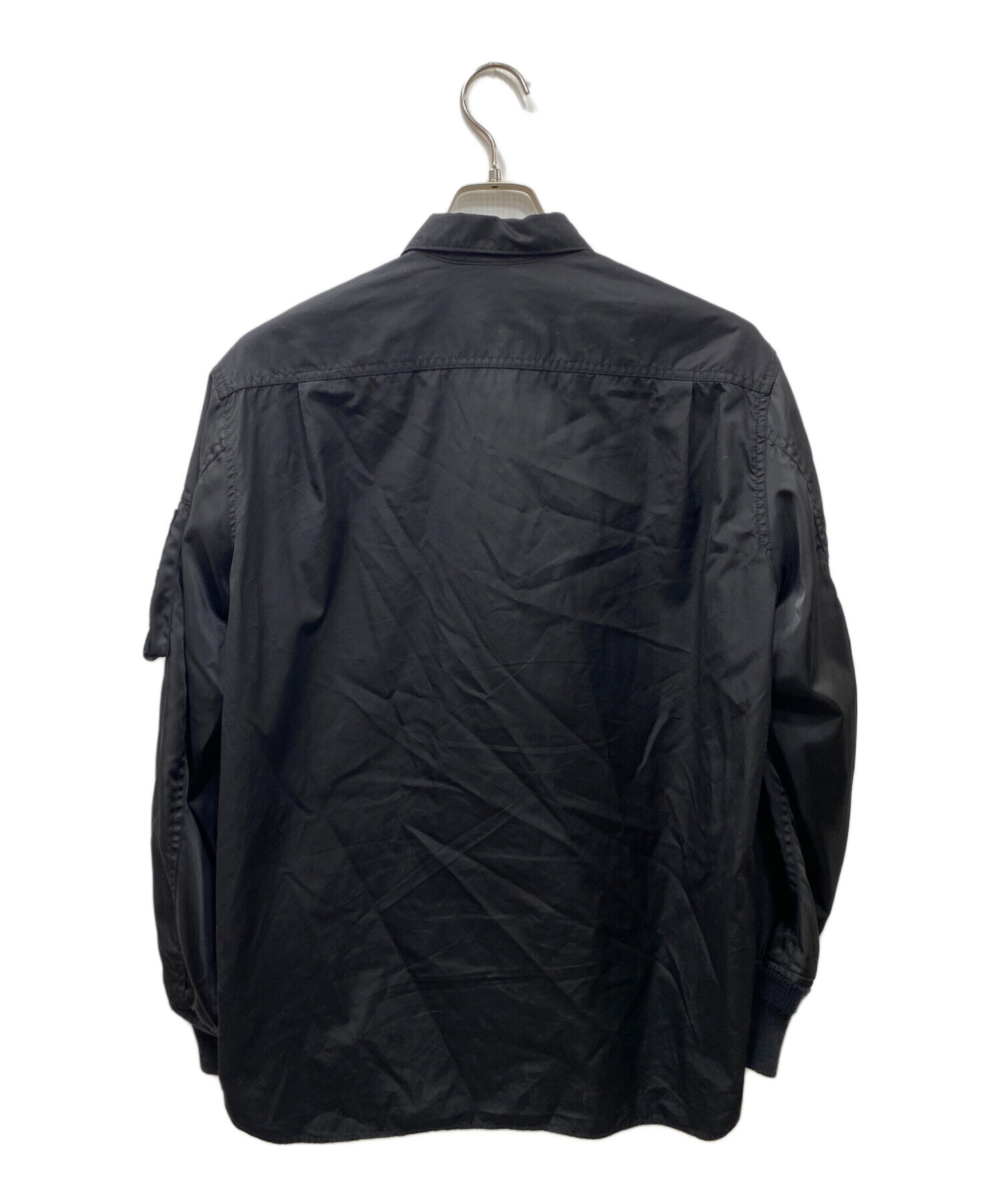 COMME des GARCONS HOMME PLUS 切替シャツ Black 中古・古着通販】COMME des GARCONS HOMME (コムデギャルソン オム