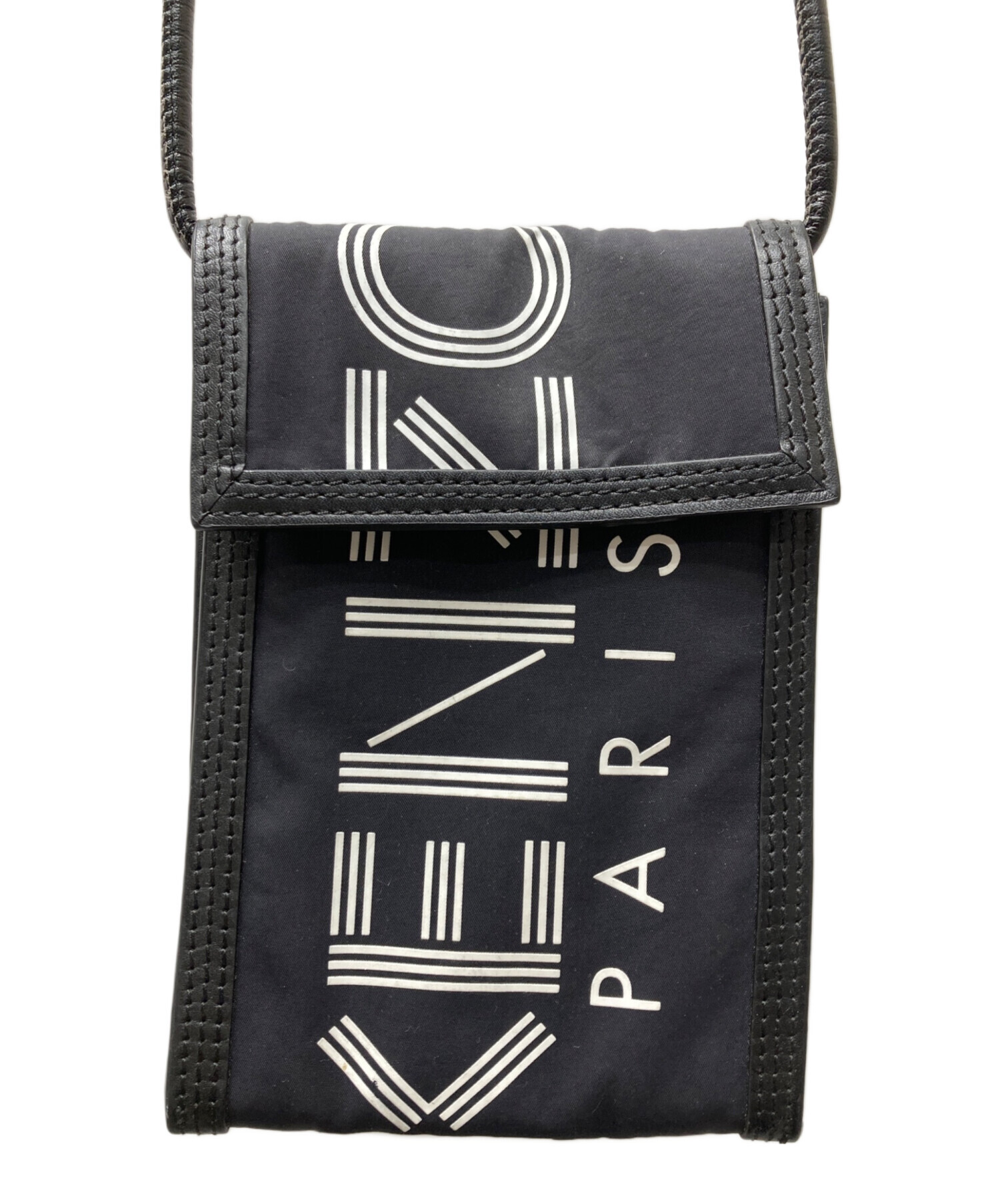 中古・古着通販】KENZO (ケンゾー) PHONE HOLDER ON STRAP ブラック