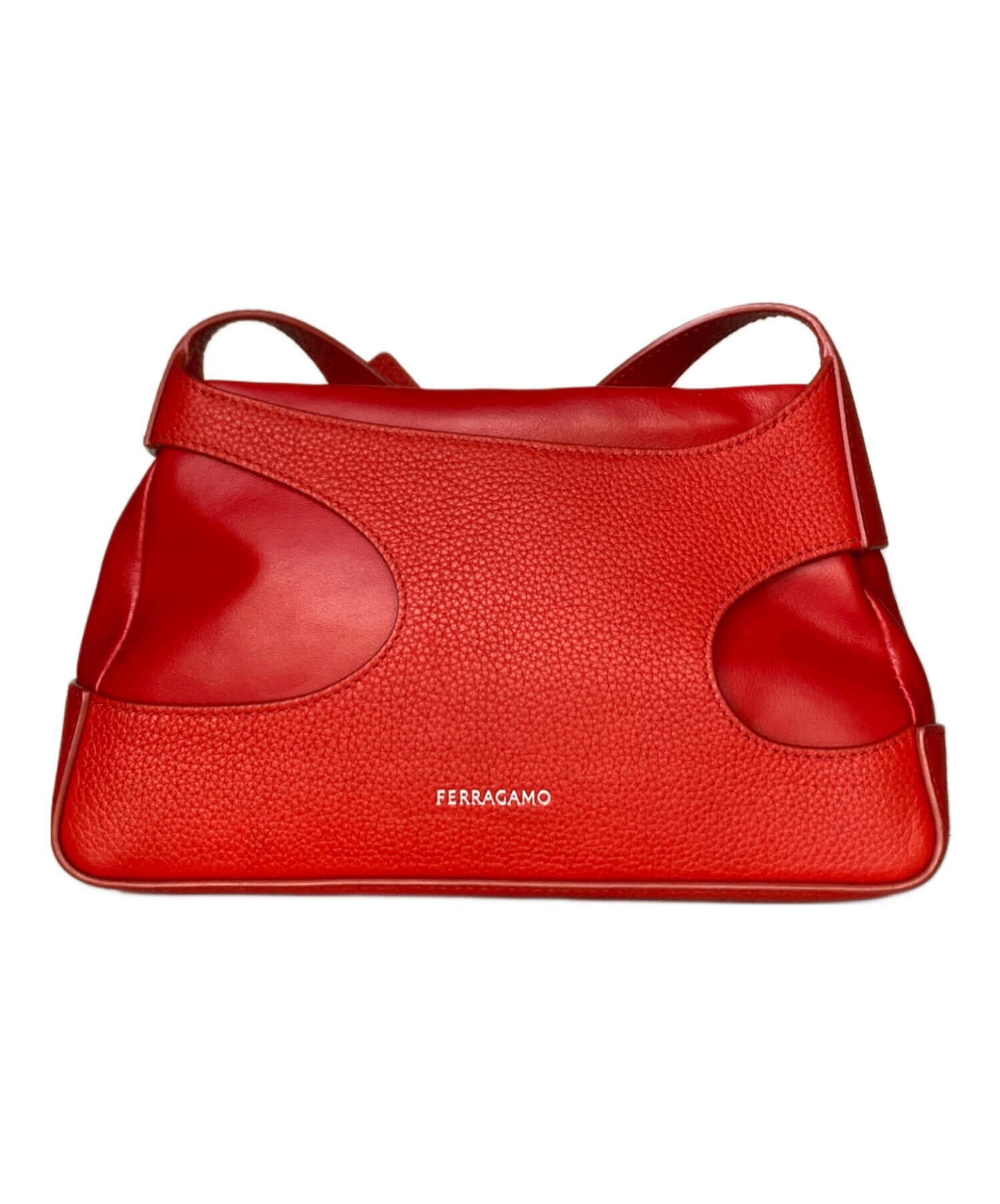 中古・古着通販】Ferragamo (フェラガモ) カットアウトレザーミニ