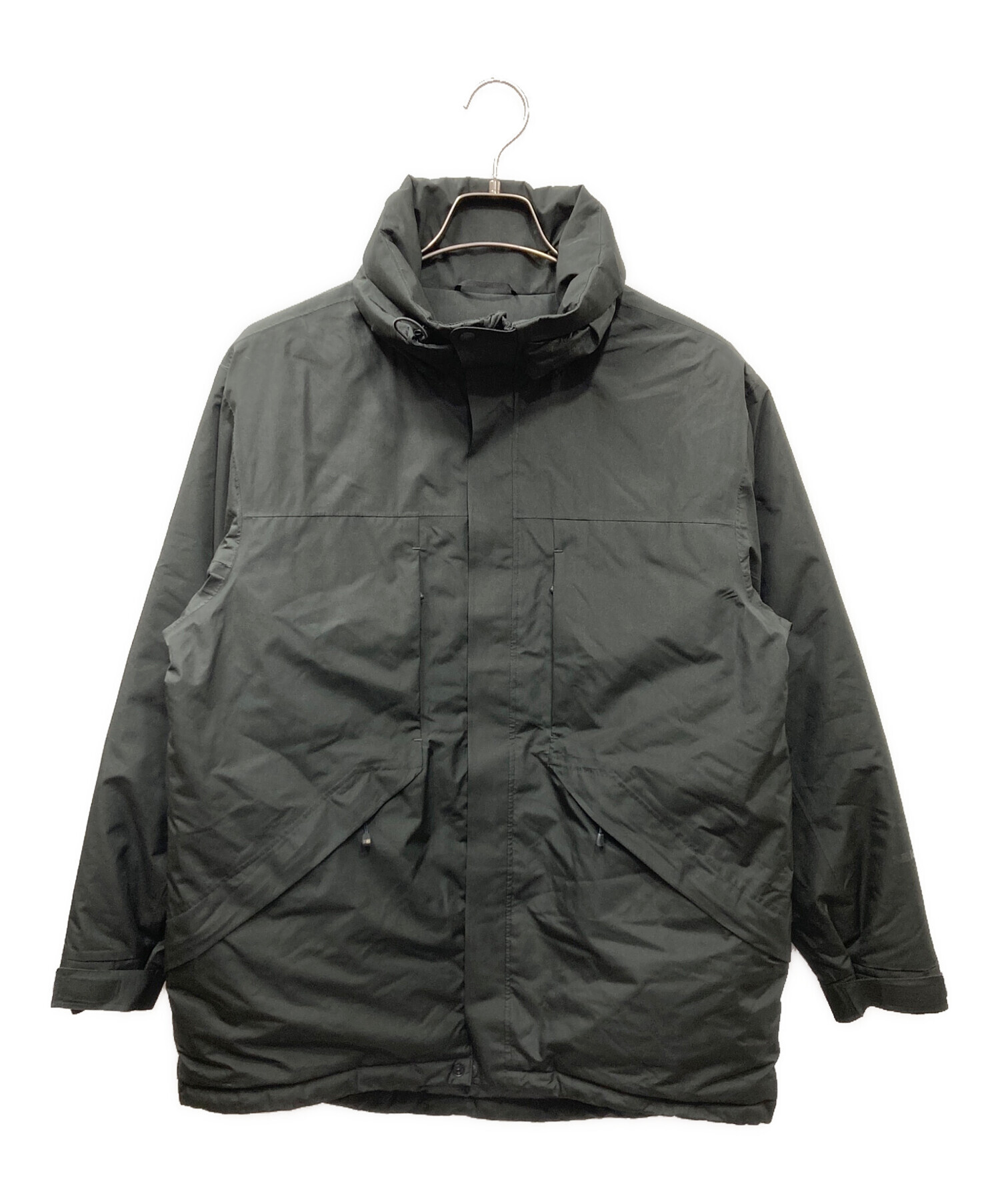 カリマー　ダウン　ジャケット　M 中古　ブラック G□カリマー⁄karrimor ダウンジャケット⁄リバーシブルM黒緑⁄men\u0027s