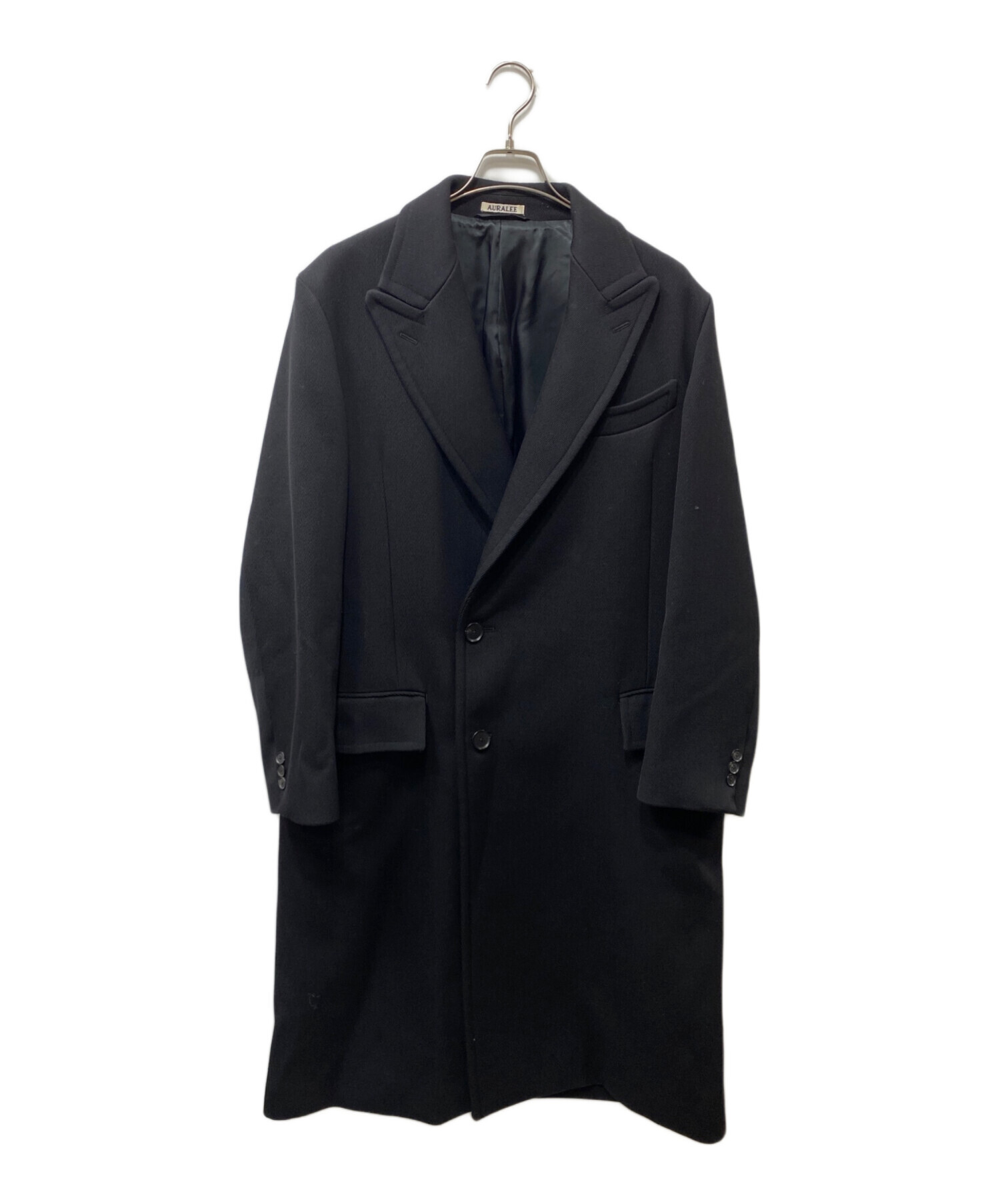 AURALEE 20awウールチェスターコート サイズ3 中古・古着通販】AURALEE (オーラリー) DOUBLE CLOTH HARD TWIST