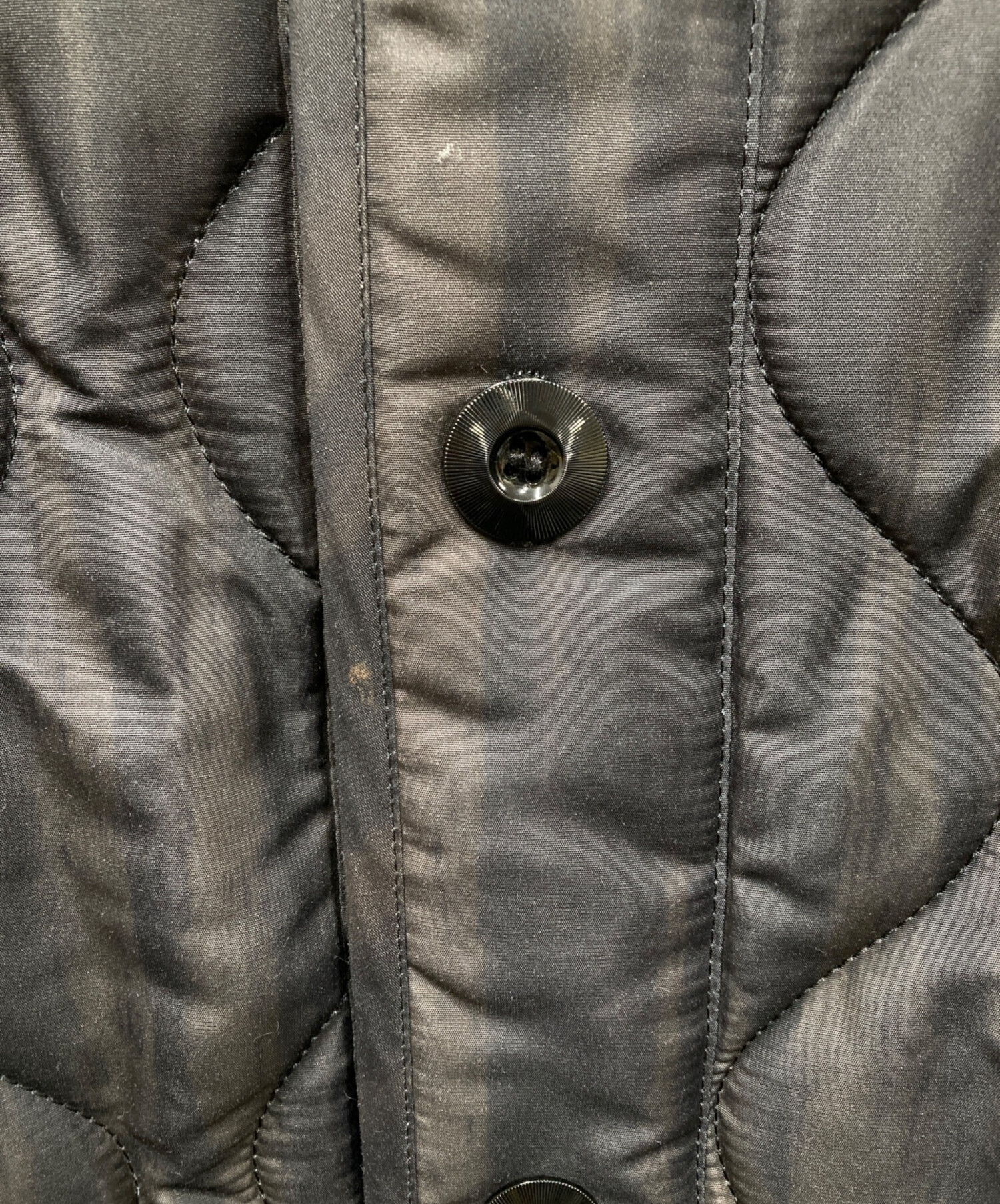 OAMC オリーブ キルティングジャケット S OAMC (オーエーエムシー) COMBAT LINER キルティングジャケット ブラック サイズ:S