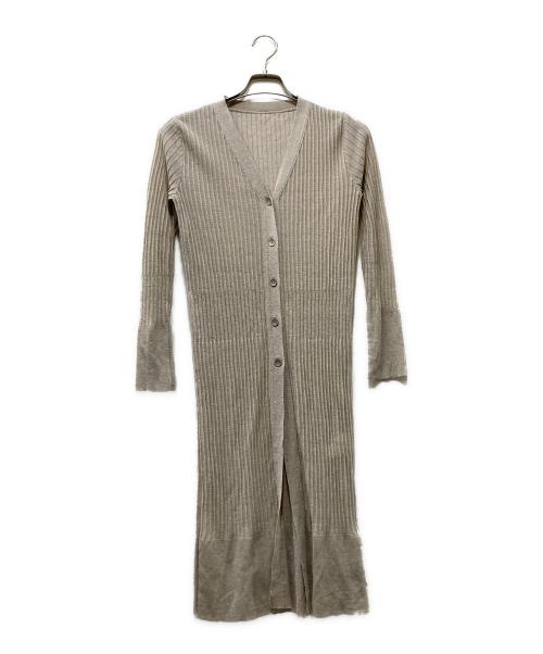 中古・古着通販】FOXEY (フォクシー) リネン混カーディガン ベージュ