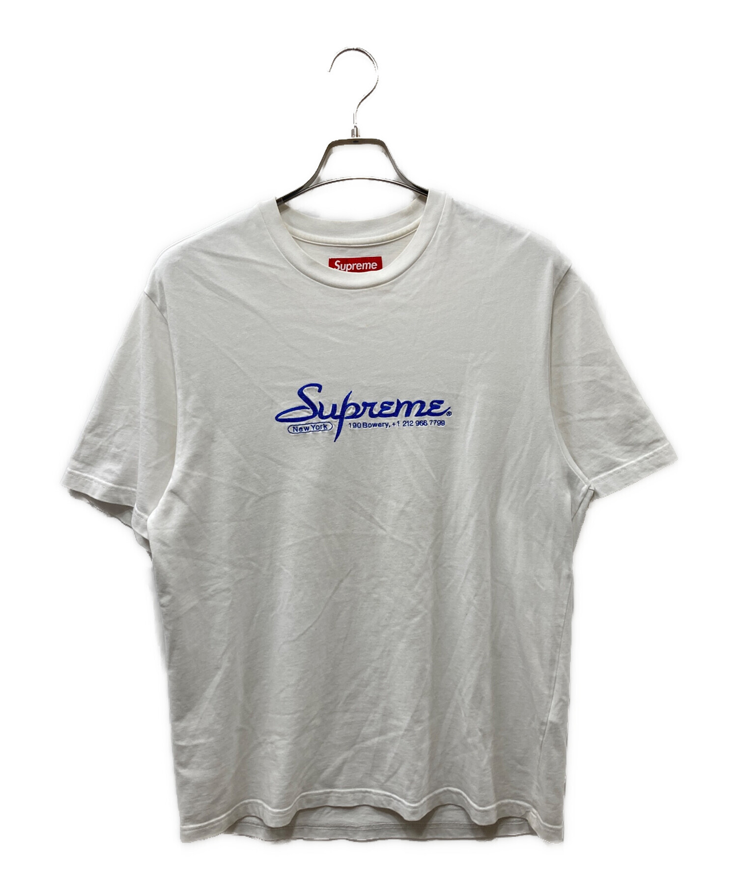 中古・古着通販】SUPREME (シュプリーム) Contact S/S Top ホワイト 