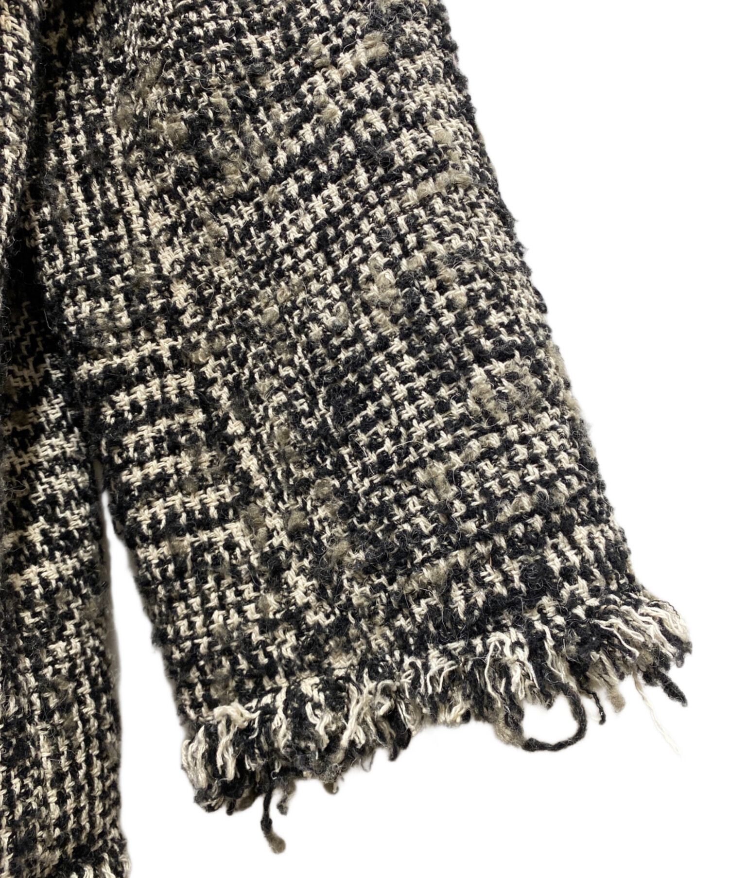 中古・古着通販】CLANE (クラネ) ミックスツイードブルゾン MIX TWEED