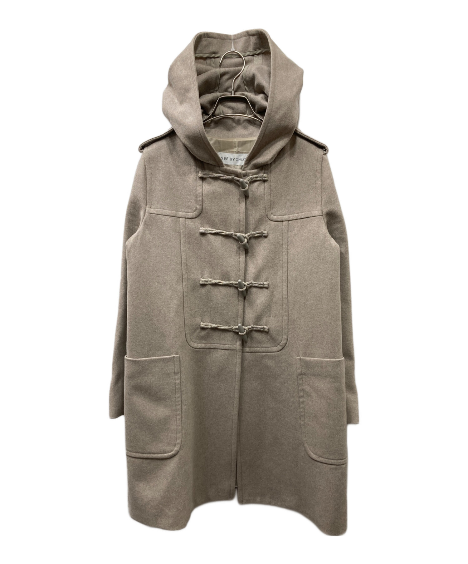 See By Chloe ポルトガル製 ダッフルコート ベージュ シーバイクロエ