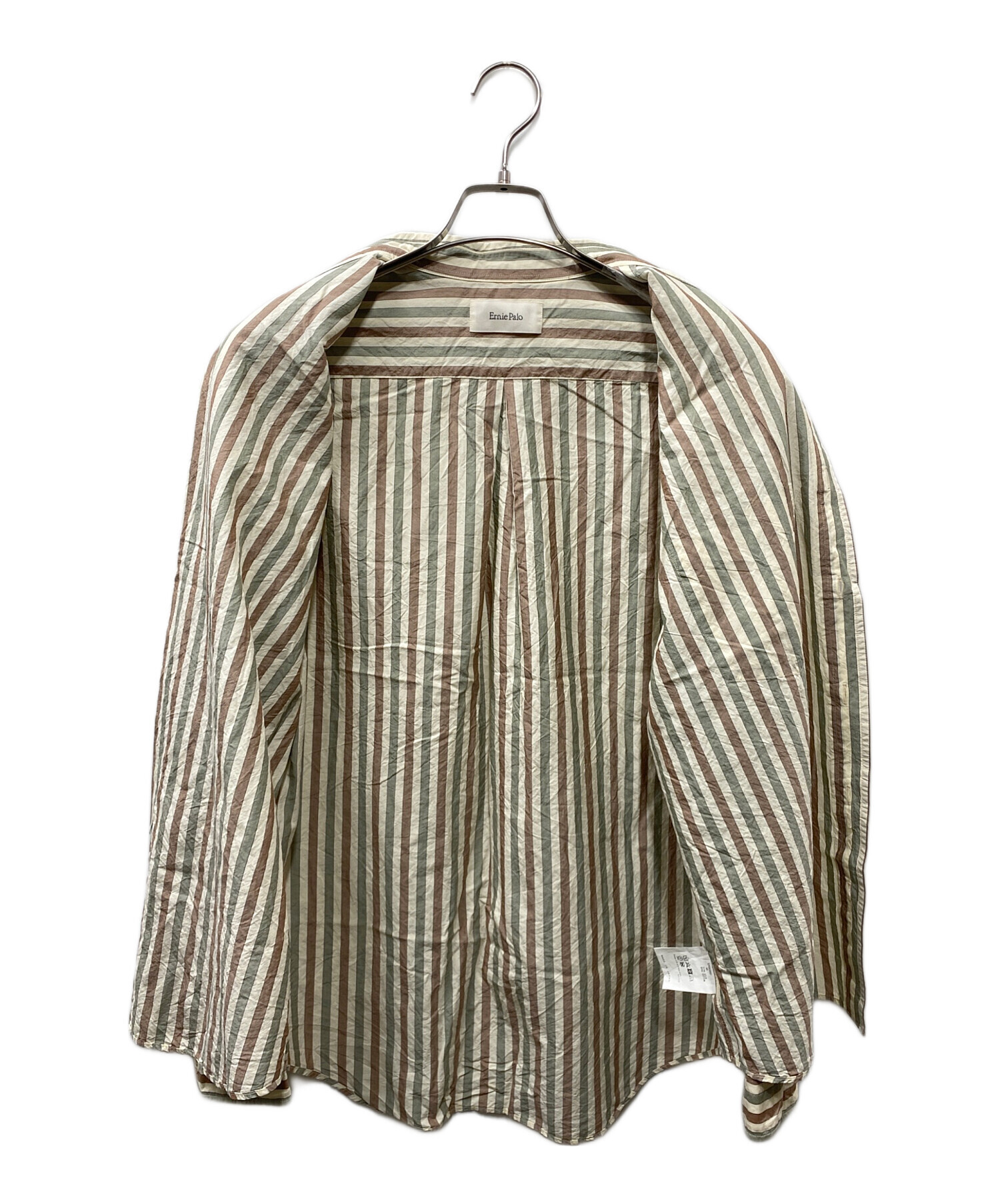 中古・古着通販】Ernie Palo (アーニーパロ) Cotton Silk Stripe Shirt 