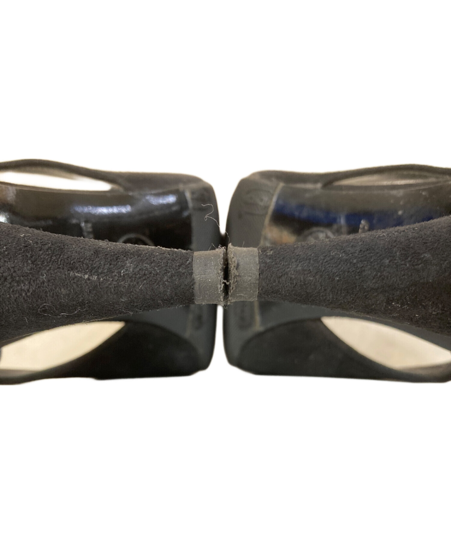 CHANEL ブラック ハイヒール　36 1/2 中古・古着通販】CHANEL (シャネル) ストラップヒールサンダル