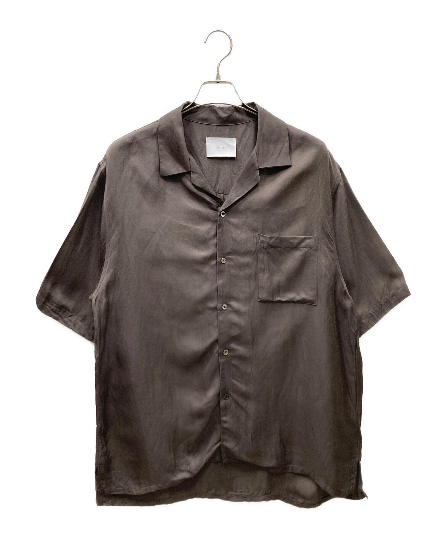 中古・古着通販】ssstein (シュタイン) Twill Oversized Open Collar