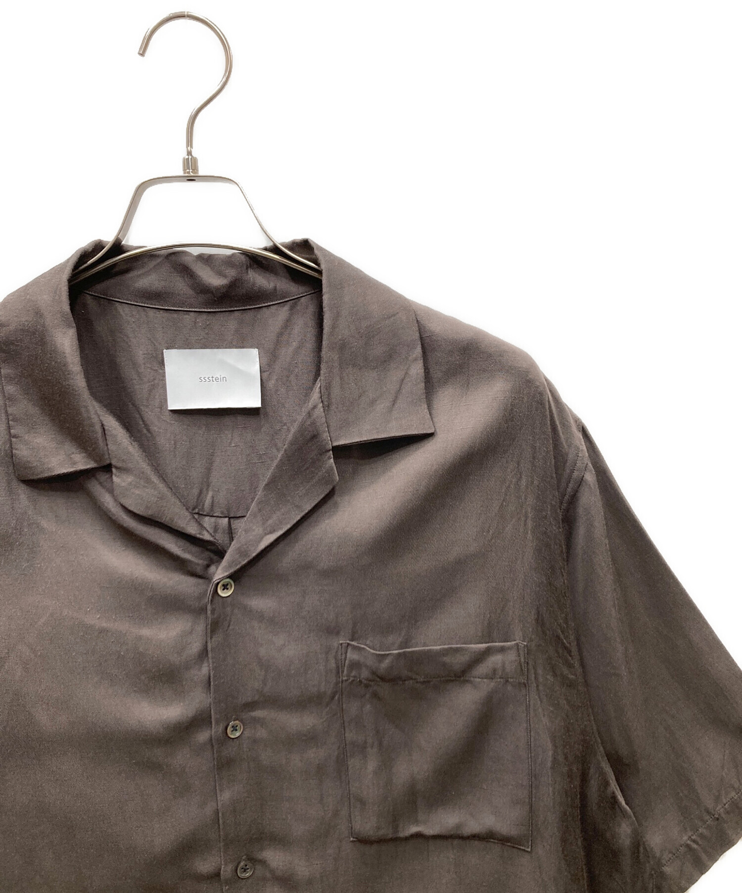 中古・古着通販】ssstein (シュタイン) Twill Oversized Open Collar